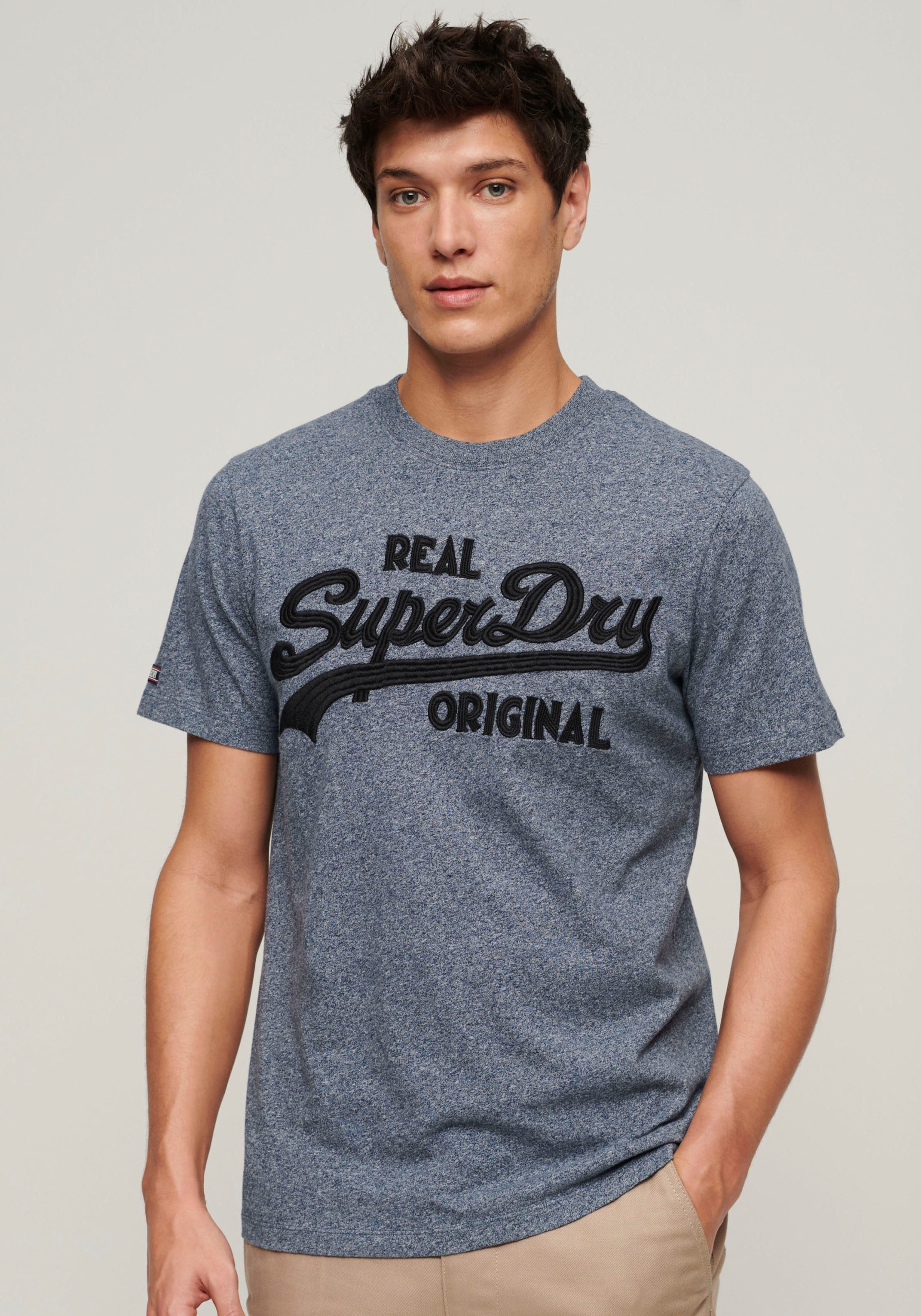 Superdry T-shirt Korte Mouw EMBROIDERED VL T SHIRT