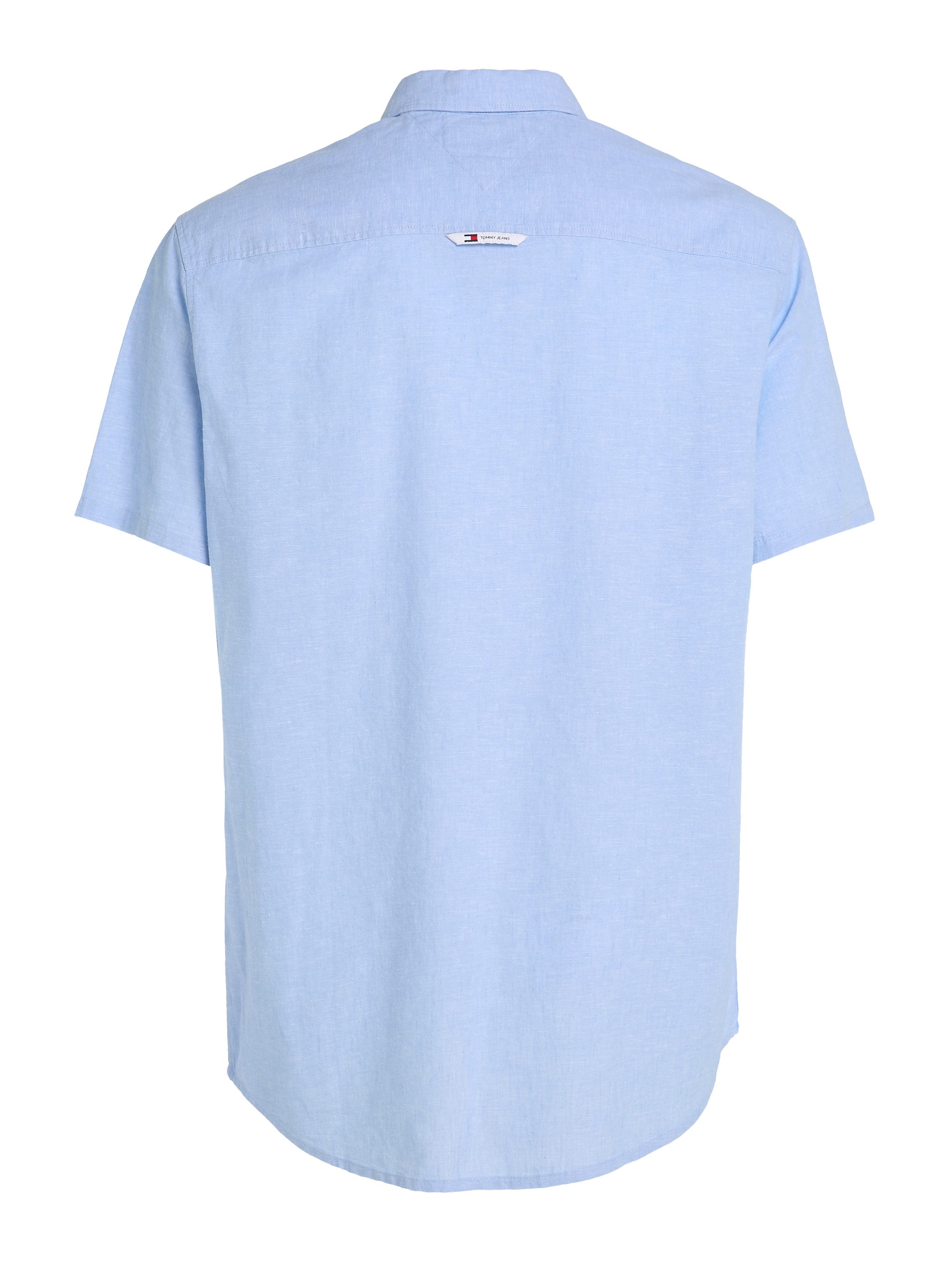 TOMMY JEANS Overhemd met korte mouwen TJM REG LINEN BLEND SS SHIRT