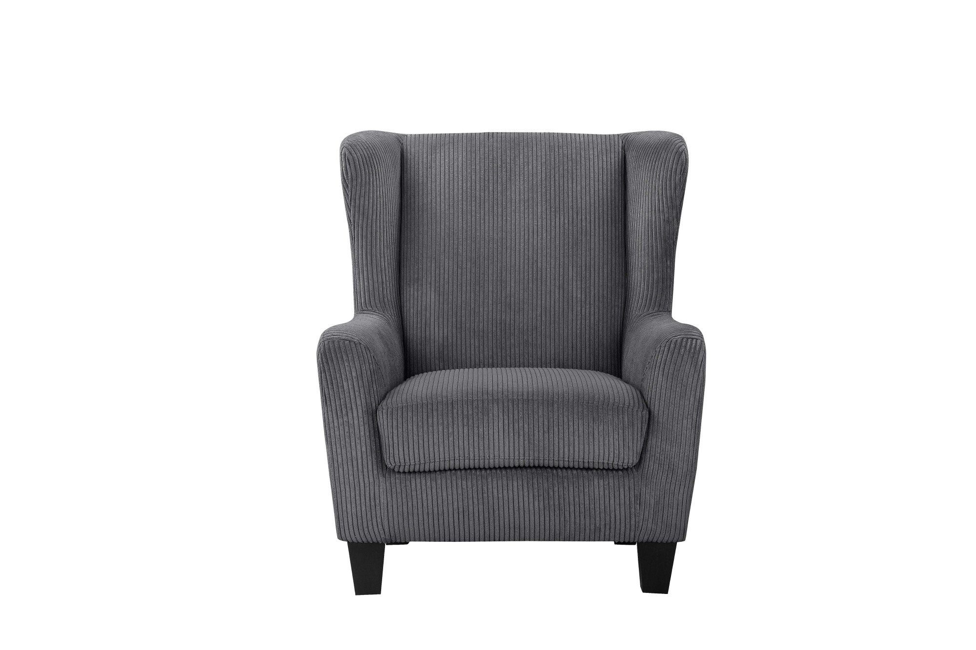 Home affaire Oorfauteuil Chilly in cord en microvezel bekleding, onze permanente lage prijs (set, 2 stuks)