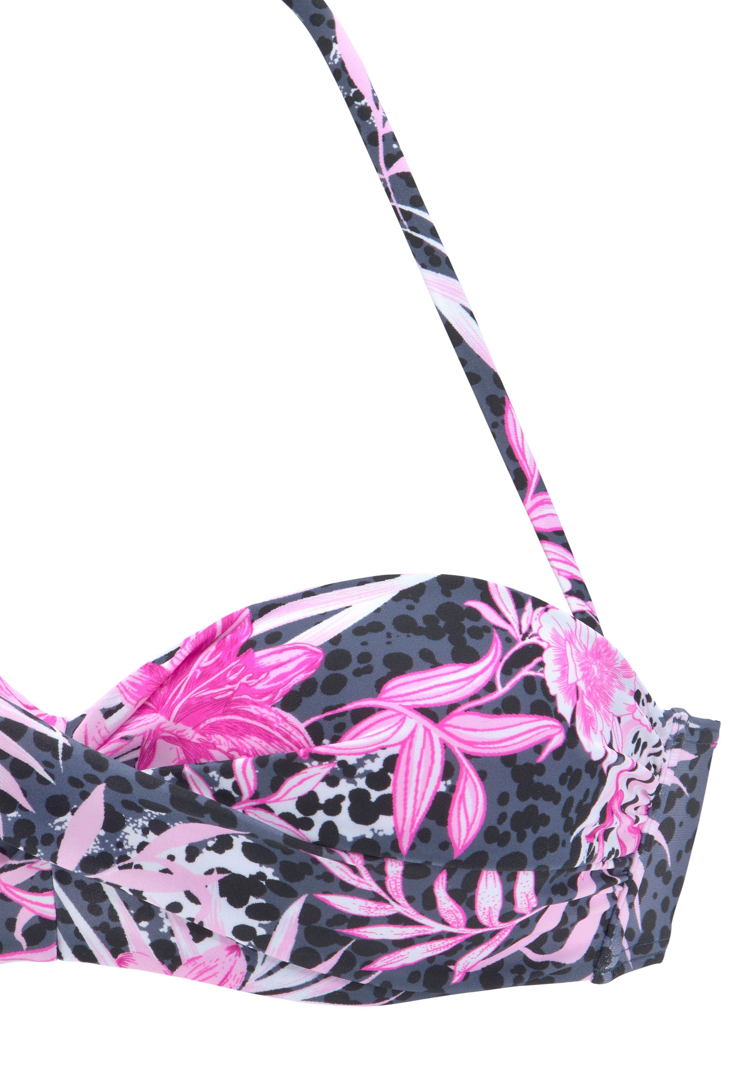 Buffalo Beugelbikini in bandeaumodel in de patroonmix