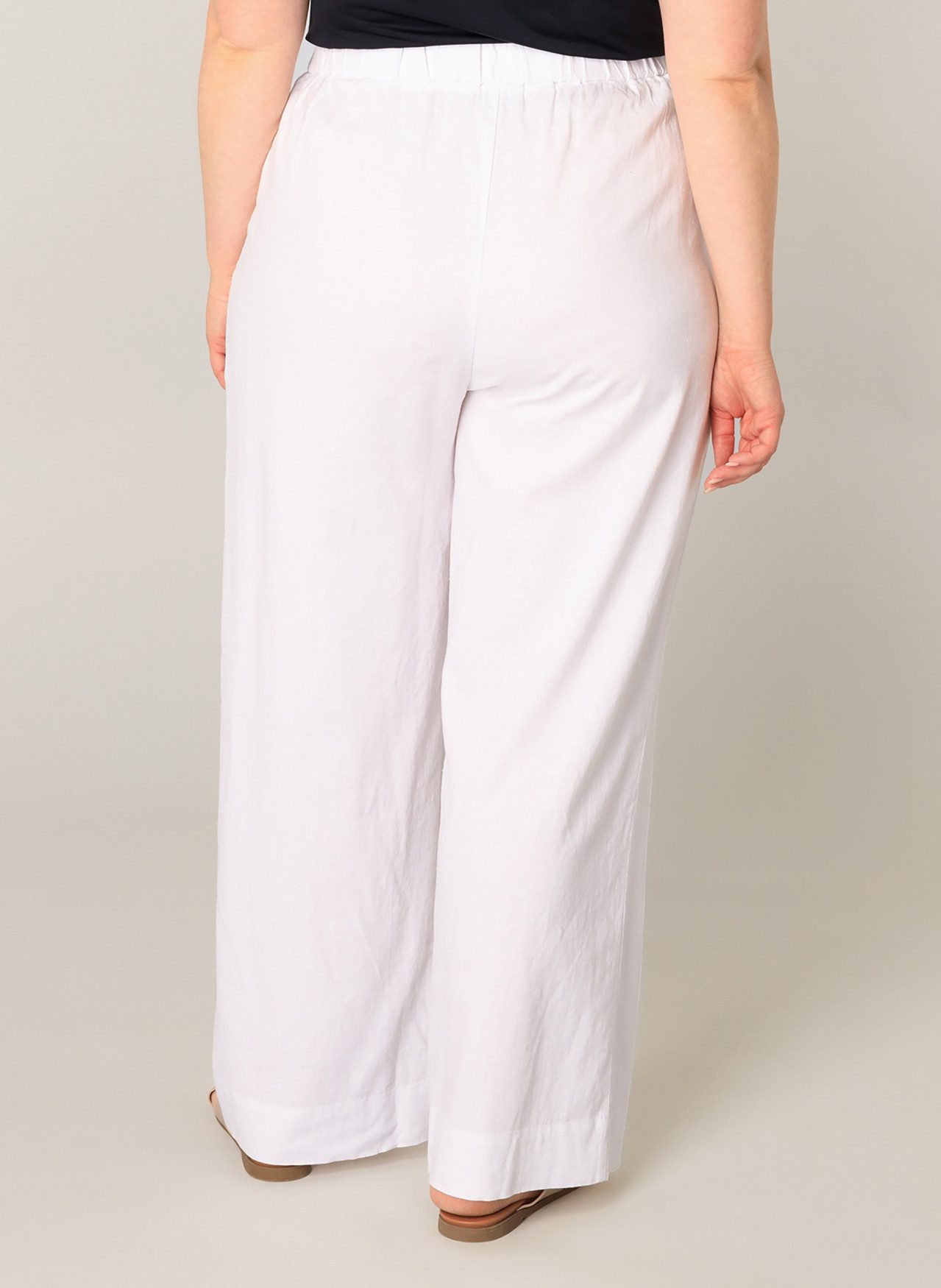 Base Level Curvy Linnen broek Yula