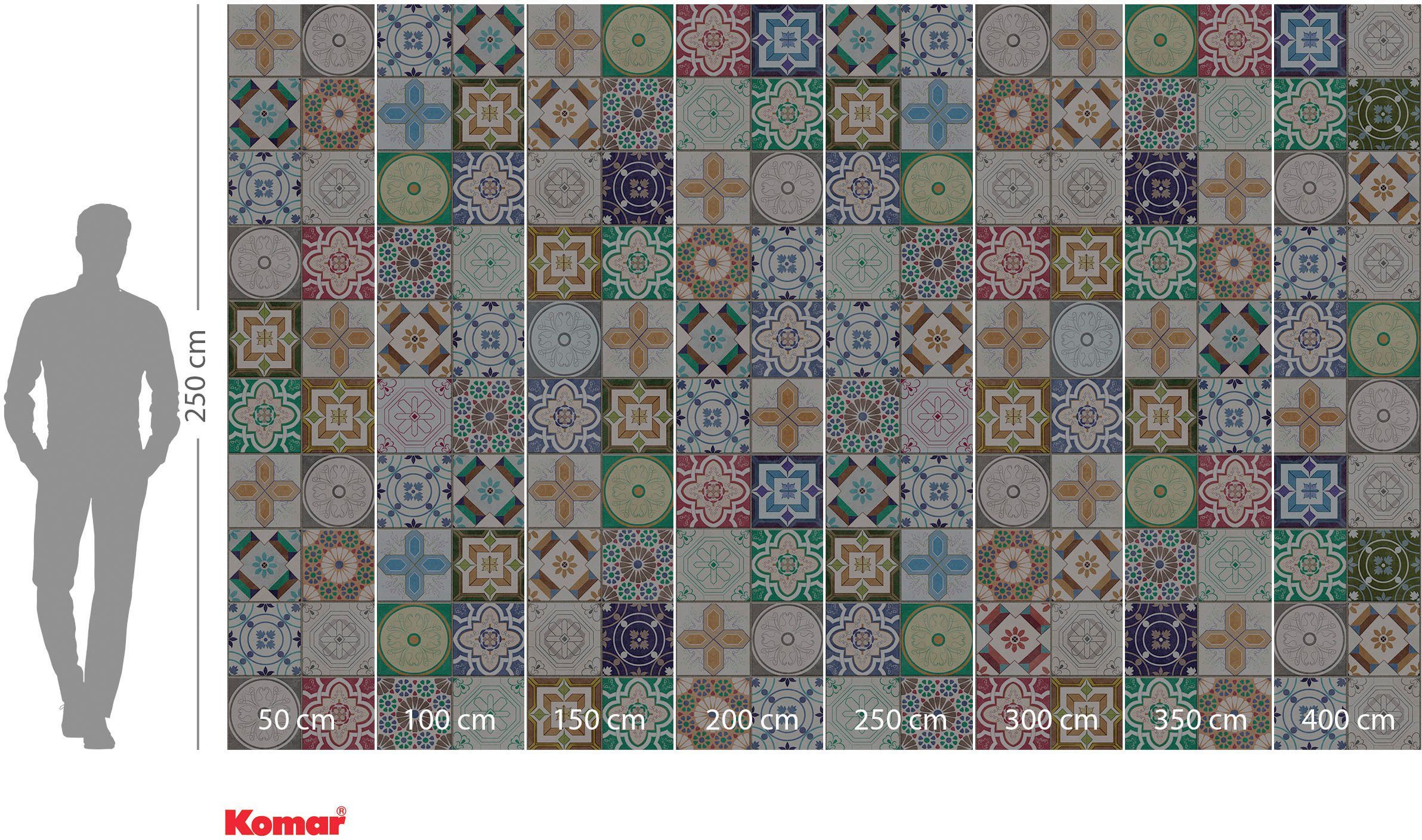 Komar Vliesbehang Digitale print vlies - Marrakech Mosaik - Afmeting 400 x 250 cm (1 stuk)