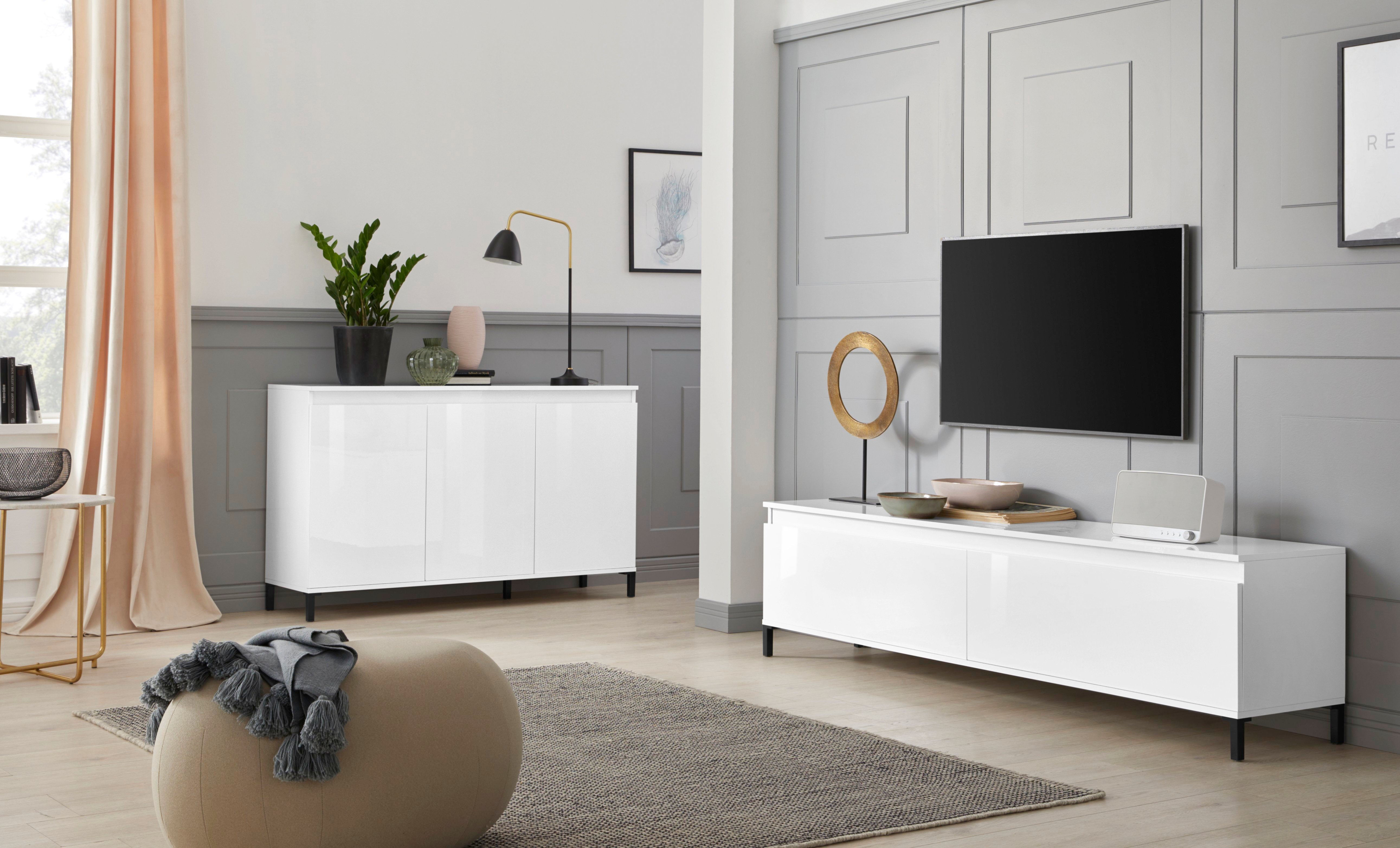 INOSIGN Tv-meubel Genio Breedte 200 cm, met omkeerbare strook