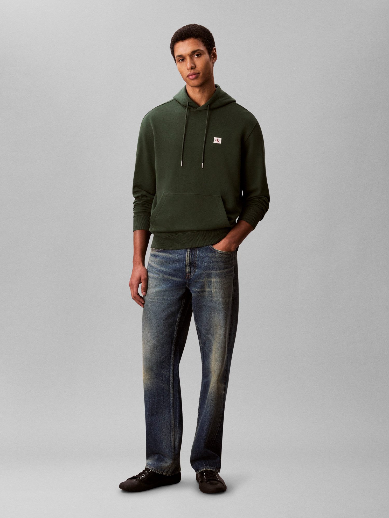 Calvin Klein Hoodie 400GSM TERRY BADGE HOODIE