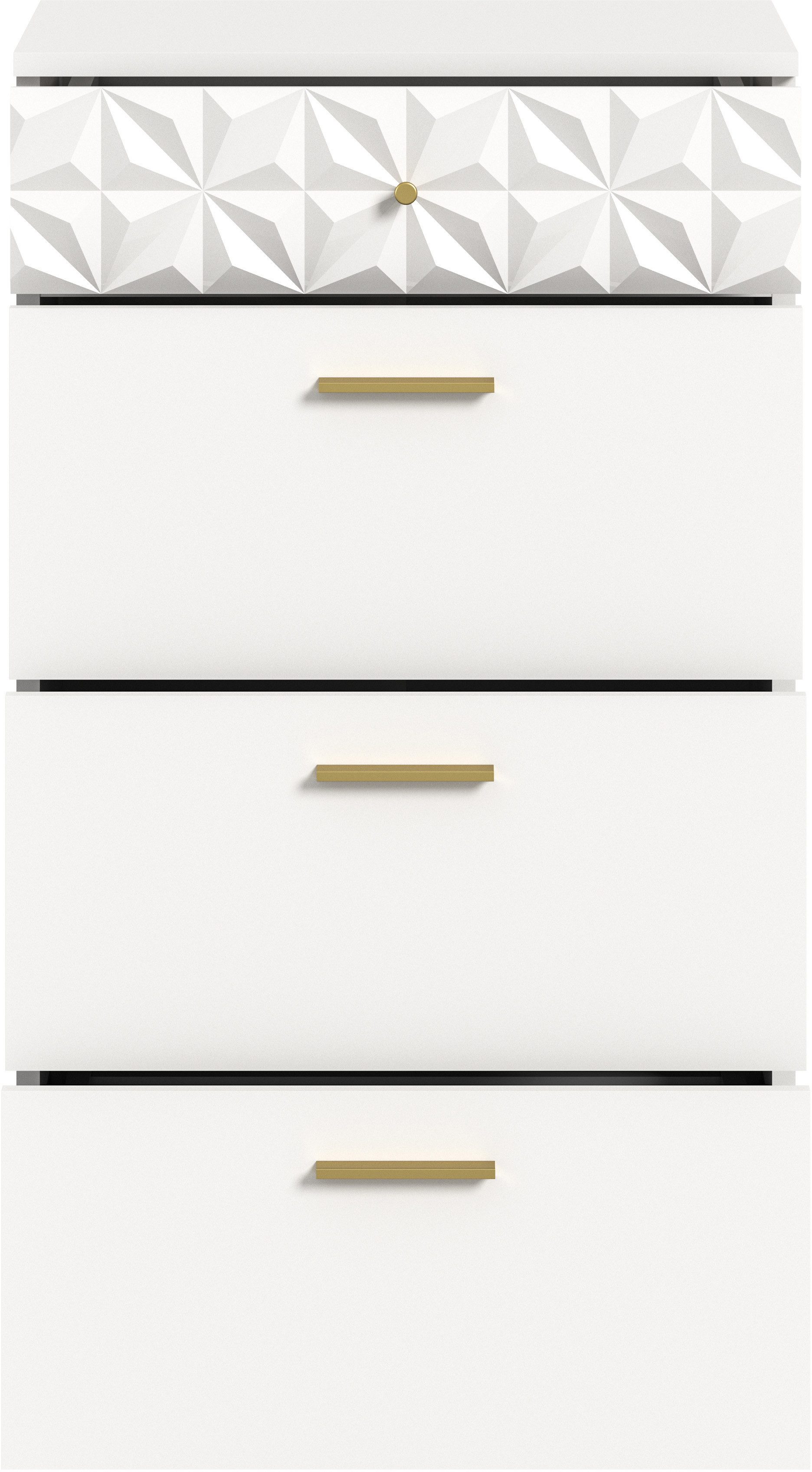 INOSIGN Kast Ladekast met 4 lades & Ornamentafscheiding Gang, hal, gangkast, kast, multifunctionele kast, ladekast