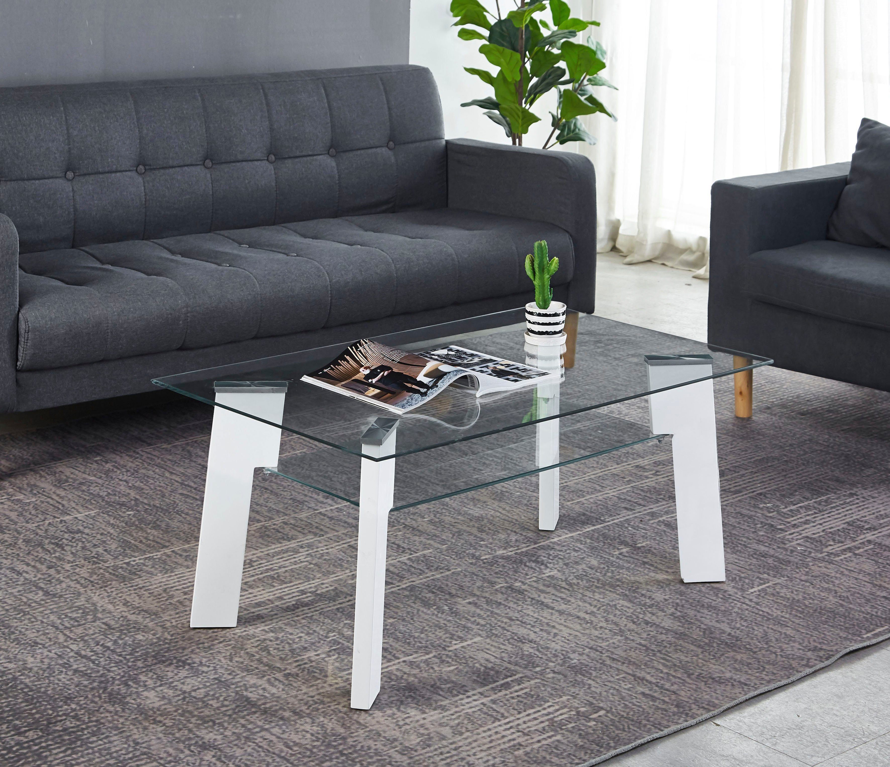 INOSIGN Salontafel RABEA met veiligheidsglas