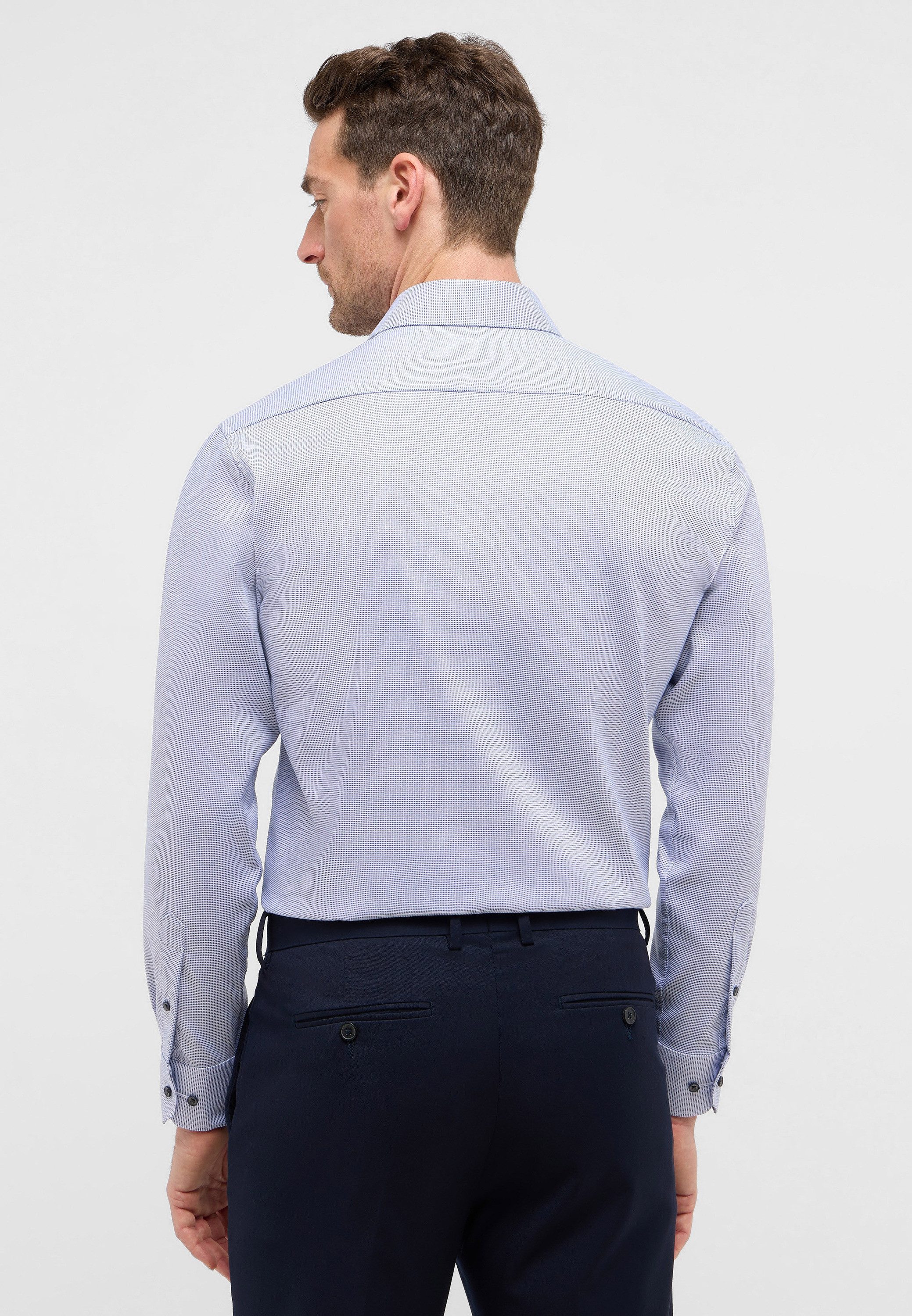 Eterna Overhemd met lange mouwen MODERN FIT NON IRON (strijkvrij)