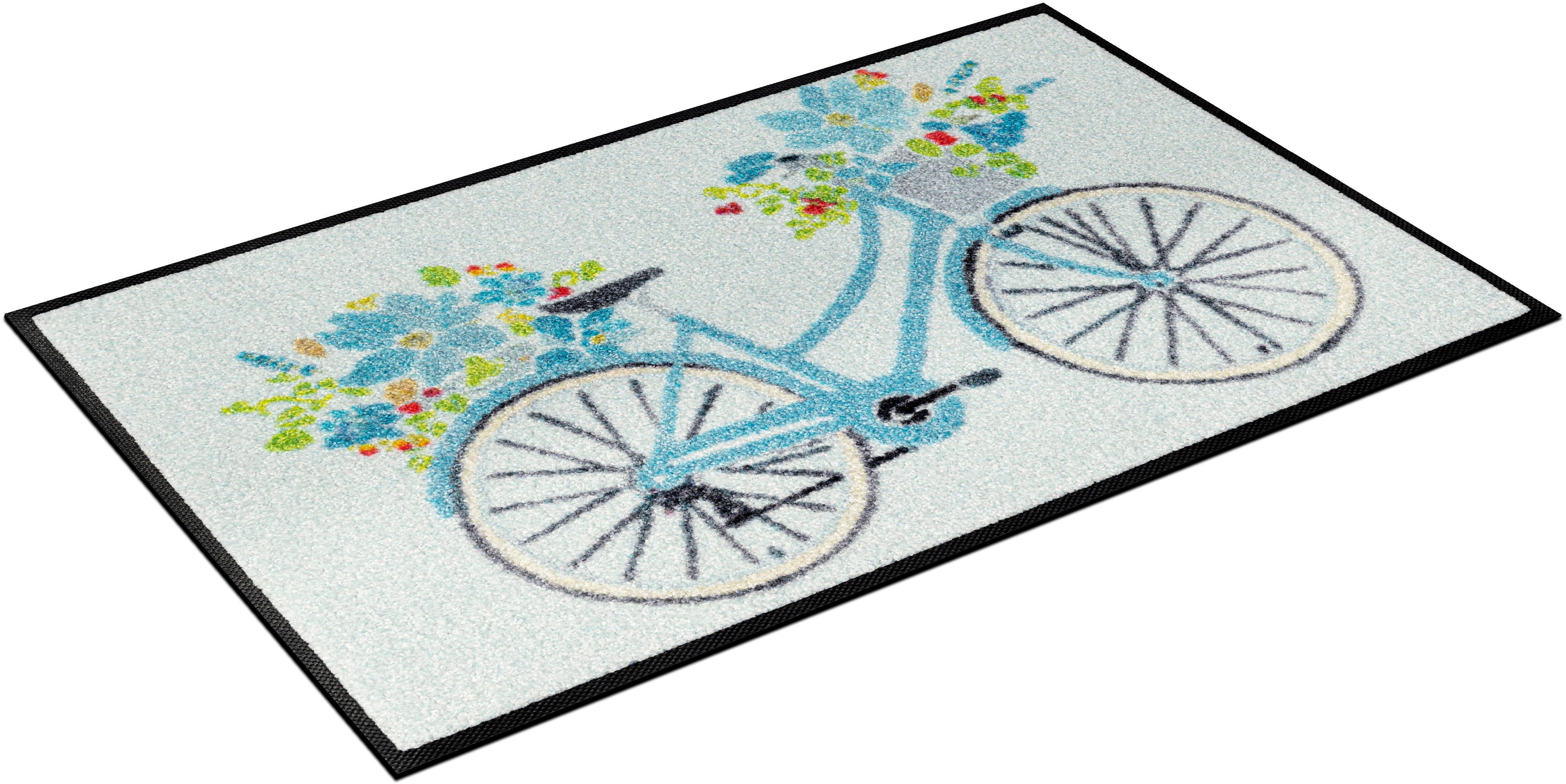 wash+dry by Kleen-Tex mat Daisy Daisy Inloopmat, geschikt voor binnen en buiten, wasbaar