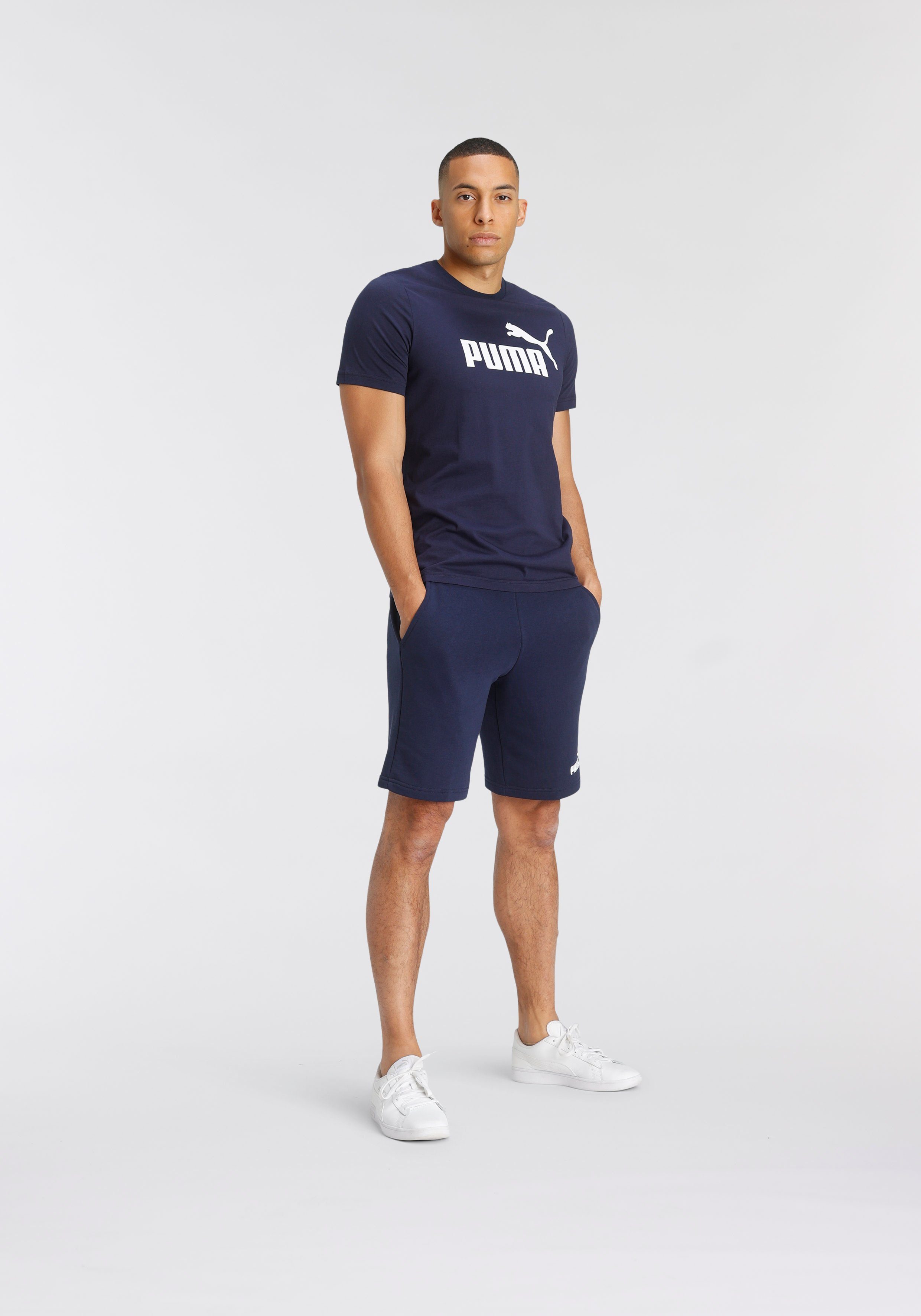PUMA Trainingsshort ESS Shorts 10" zacht materiaal met katoenmix