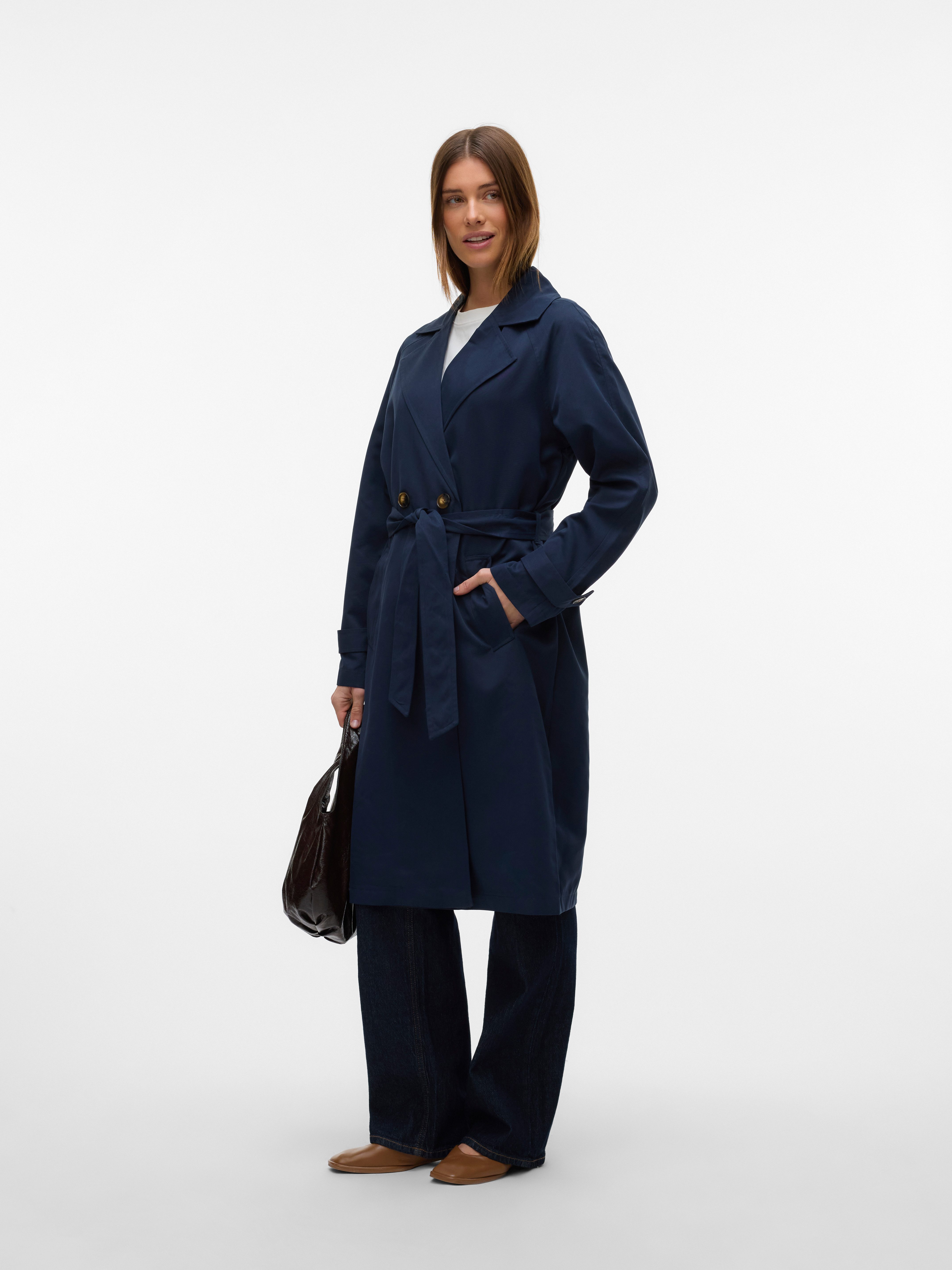Vero Moda Trenchcoat VMLOU LONG TRENCHCOAT NOOS