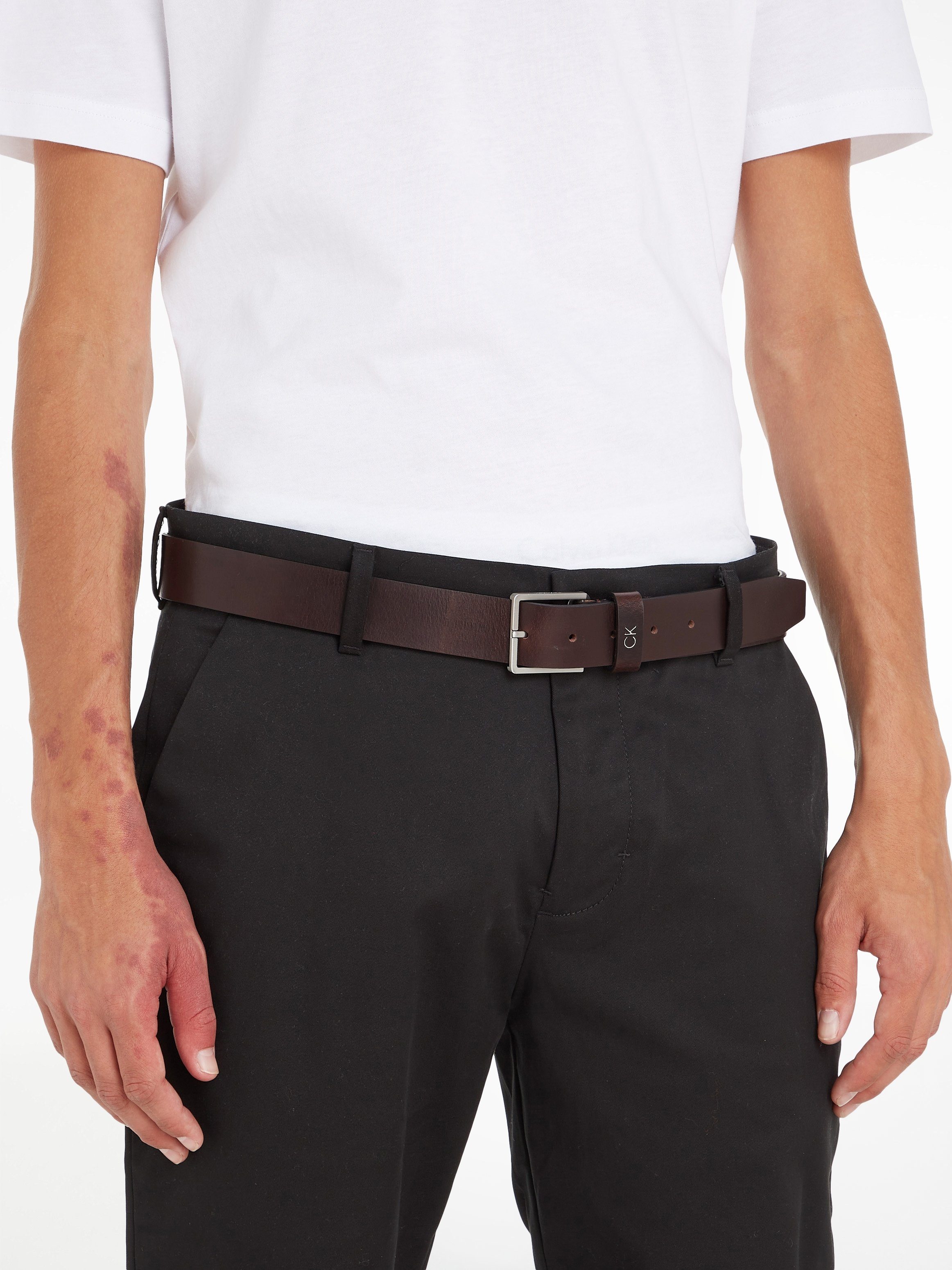 Calvin Klein Leren riem FORMAL BELT 3.5CM