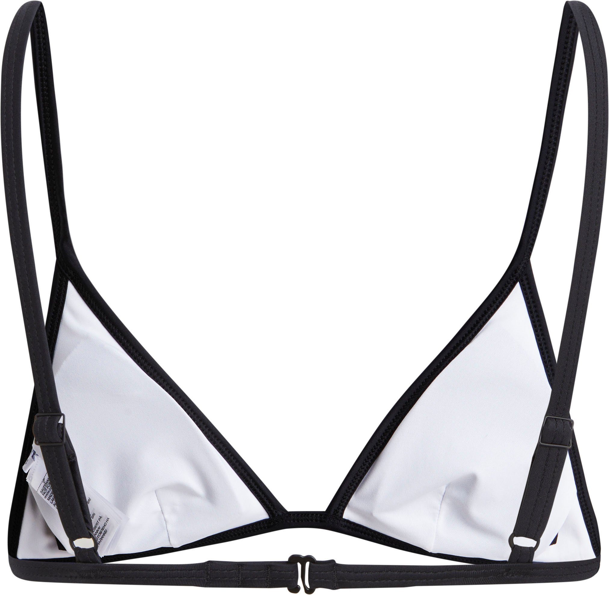Calvin Klein Swimwear Triangel-bikinitop TRIANGLE-RP met ck-logoprint