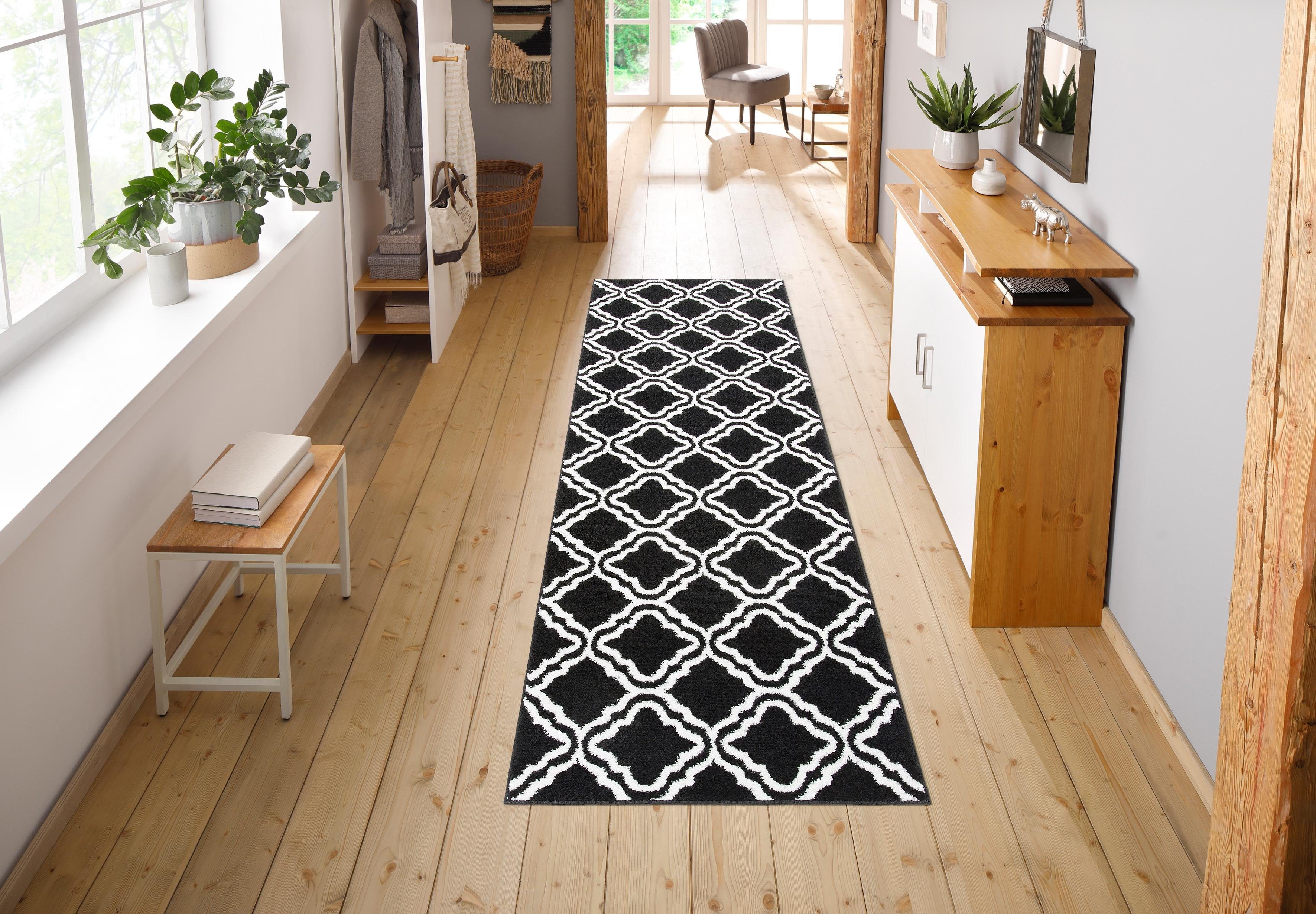 my home Loper Debora Tapijtloper, korte pool, gedessineerd, geometrisch design, zacht