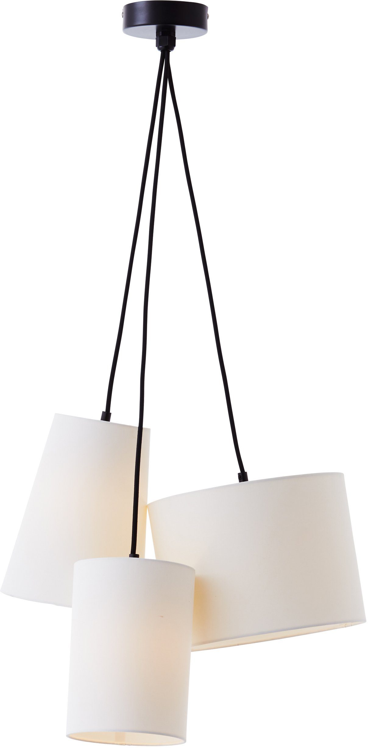 Places of Style Hanglamp ELIJAH Hanglamp textielen kap ø 44 cm (1 stuk)