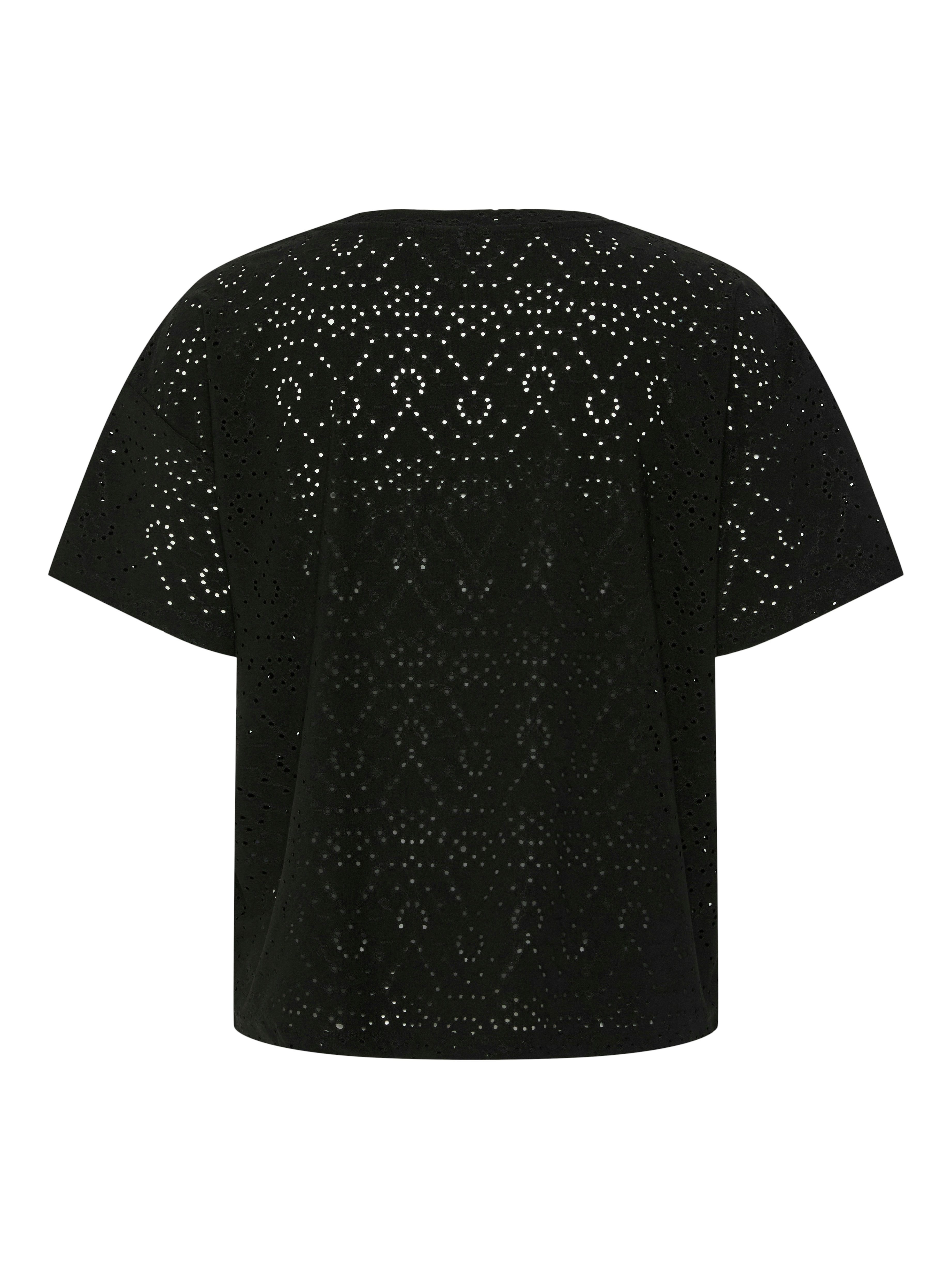 pieces Shirt met korte mouwen PCABBY SS BROD ANG TEE NOOS BC
