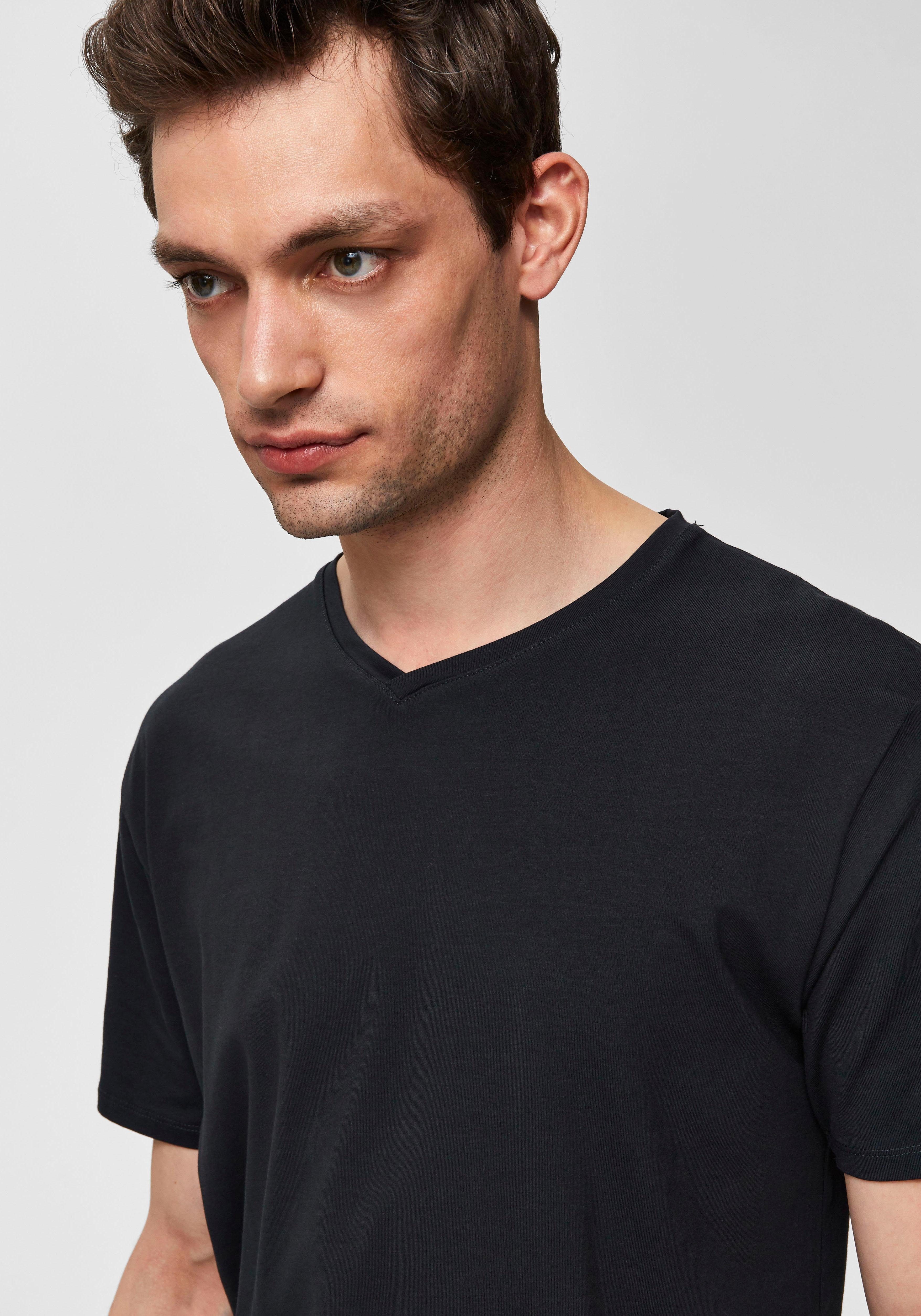 SELECTED HOMME Shirt met V-hals Basic V-Shirt