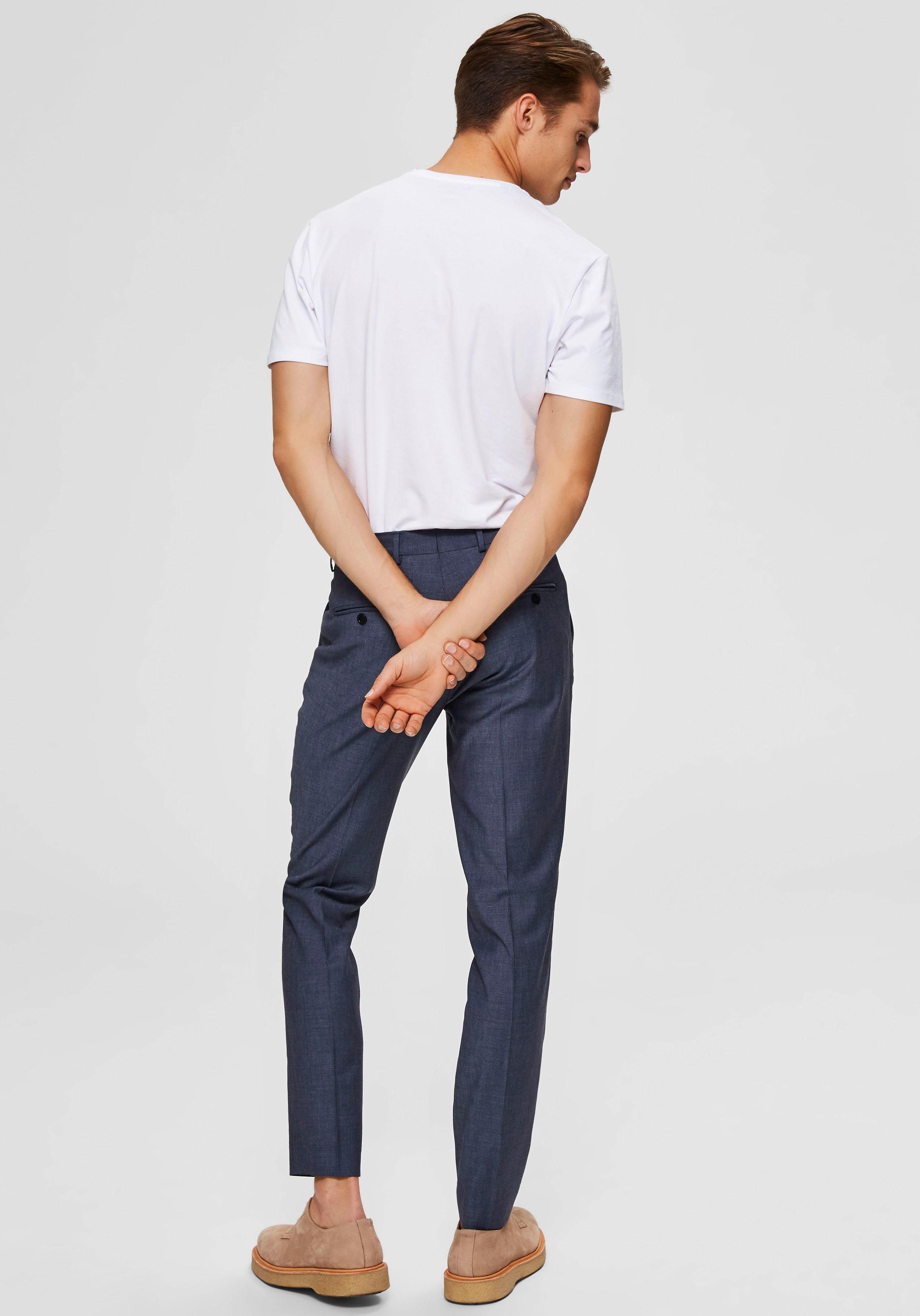 SELECTED HOMME Shirt met V-hals Basic V-Shirt