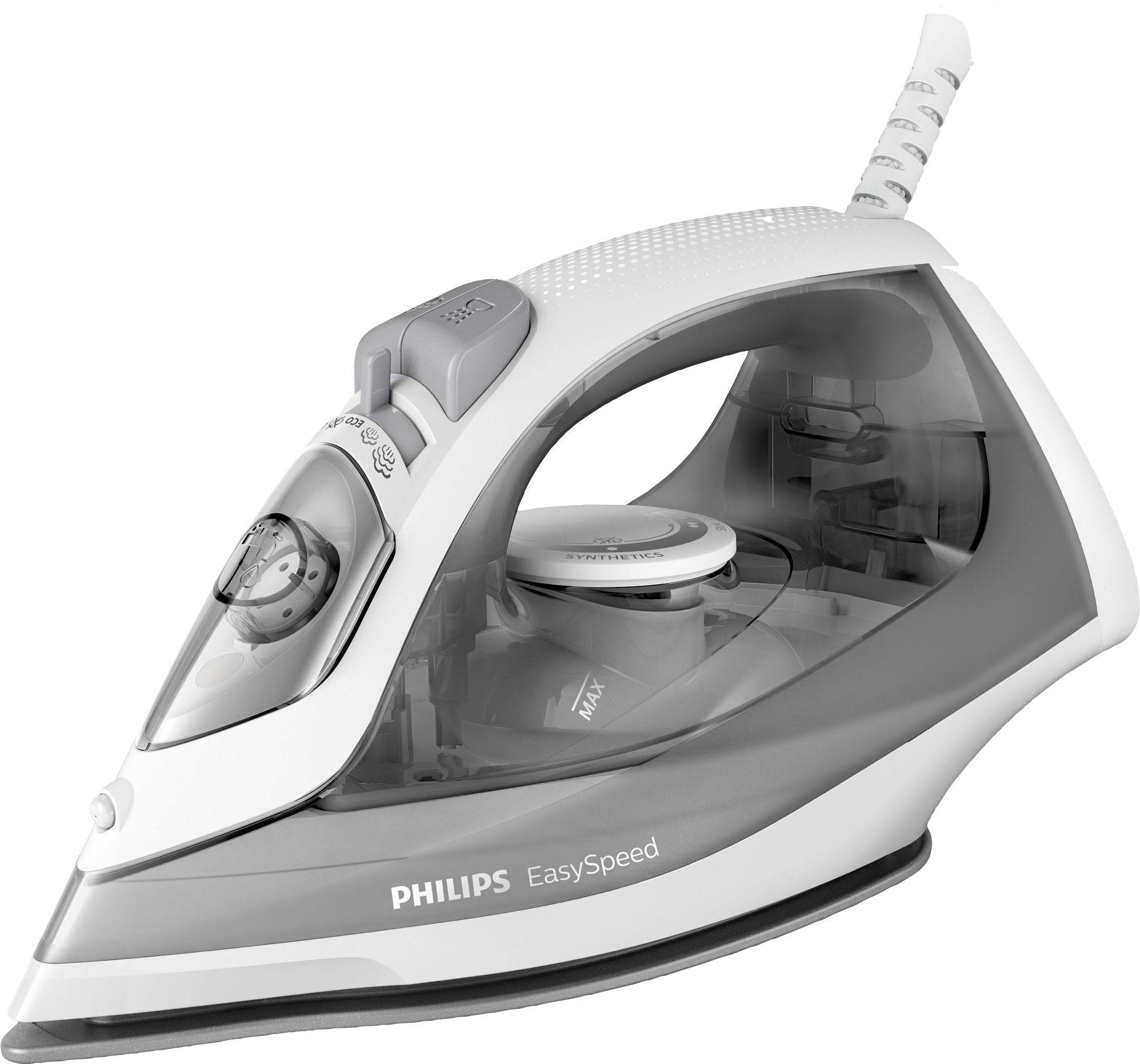 Philips Stoomstrijkijzer GC1751/80 EasySpeed Keramische strijkzool, met 220 ml waterreservoir en 100 g stoomstoot