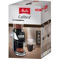 melitta koffiemolen calibra 1027-01 zwart-edelstaal zilver