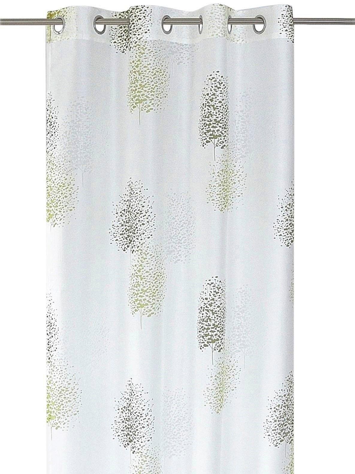 Kutti Gordijn Belinda Gordijn, halftransparant, etskant, gedessineerd, viscose-polyester (1 stuk)