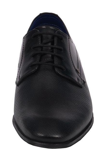 Bugatti Veterschoenen met elegante, fijne embossing, casual schoen, lage schoen, veterschoen