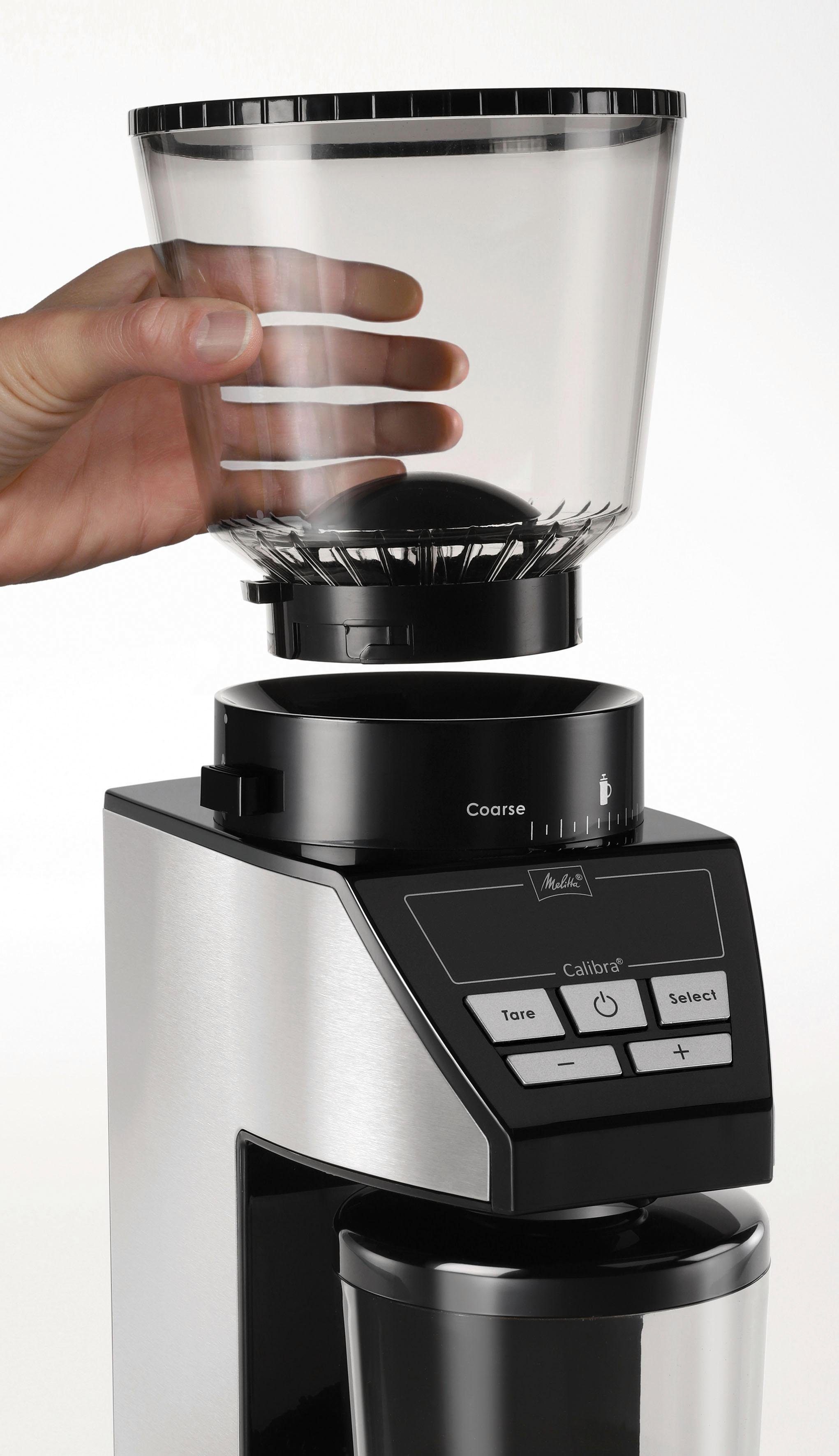 Melitta Koffiemolen Calibra 1027-01 zwart/edelstaal