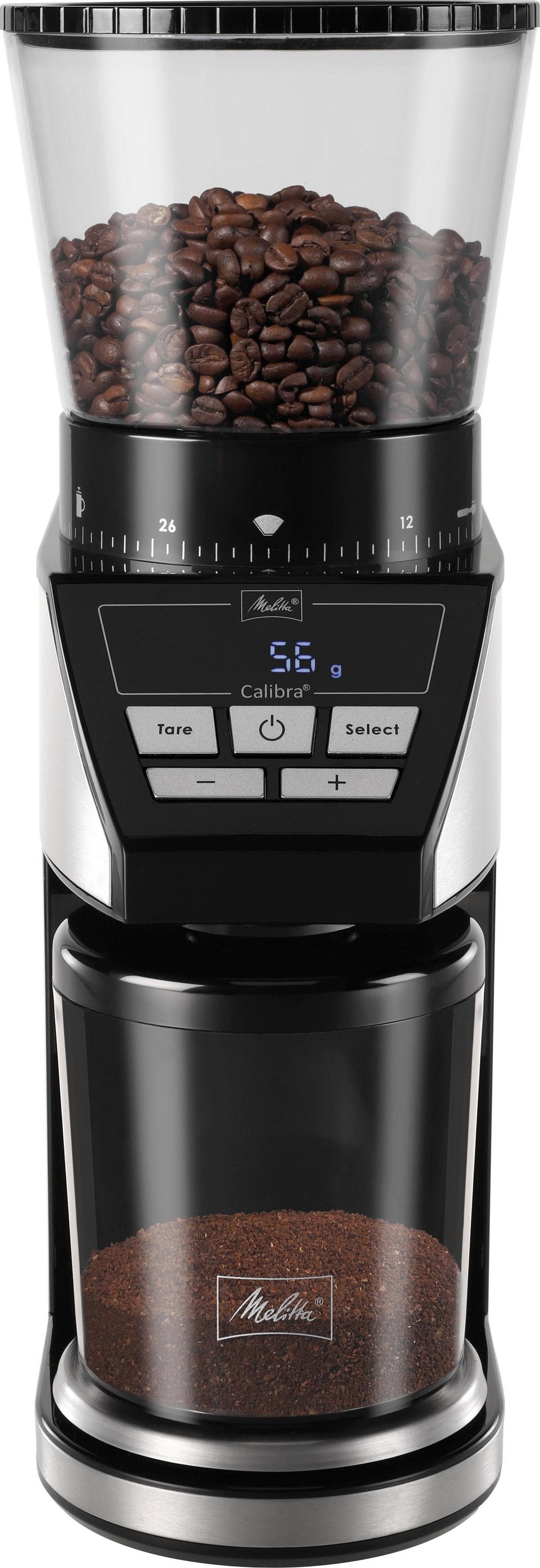 Melitta Koffiemolen Calibra 1027-01 zwart/edelstaal