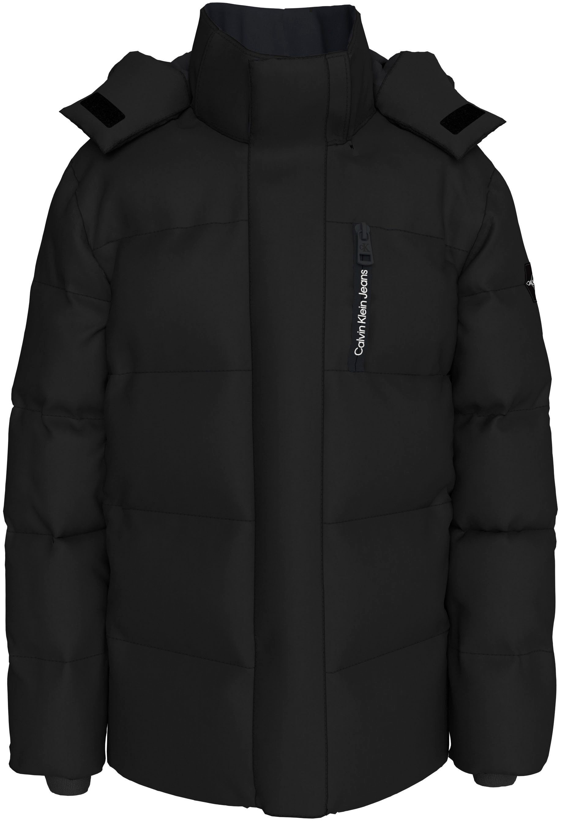 Calvin Klein Winterjack ESSENTIAL PUFFER JACKET voor kinderen tot 16 jaar en calvin klein merklabel