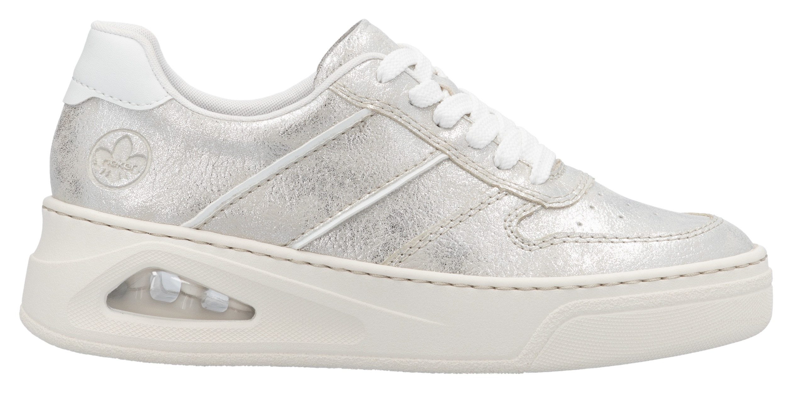 Rieker Plateausneakers , veterschoenen, lage schoen, vrijetijdssneaker met rieker air uitrusting
