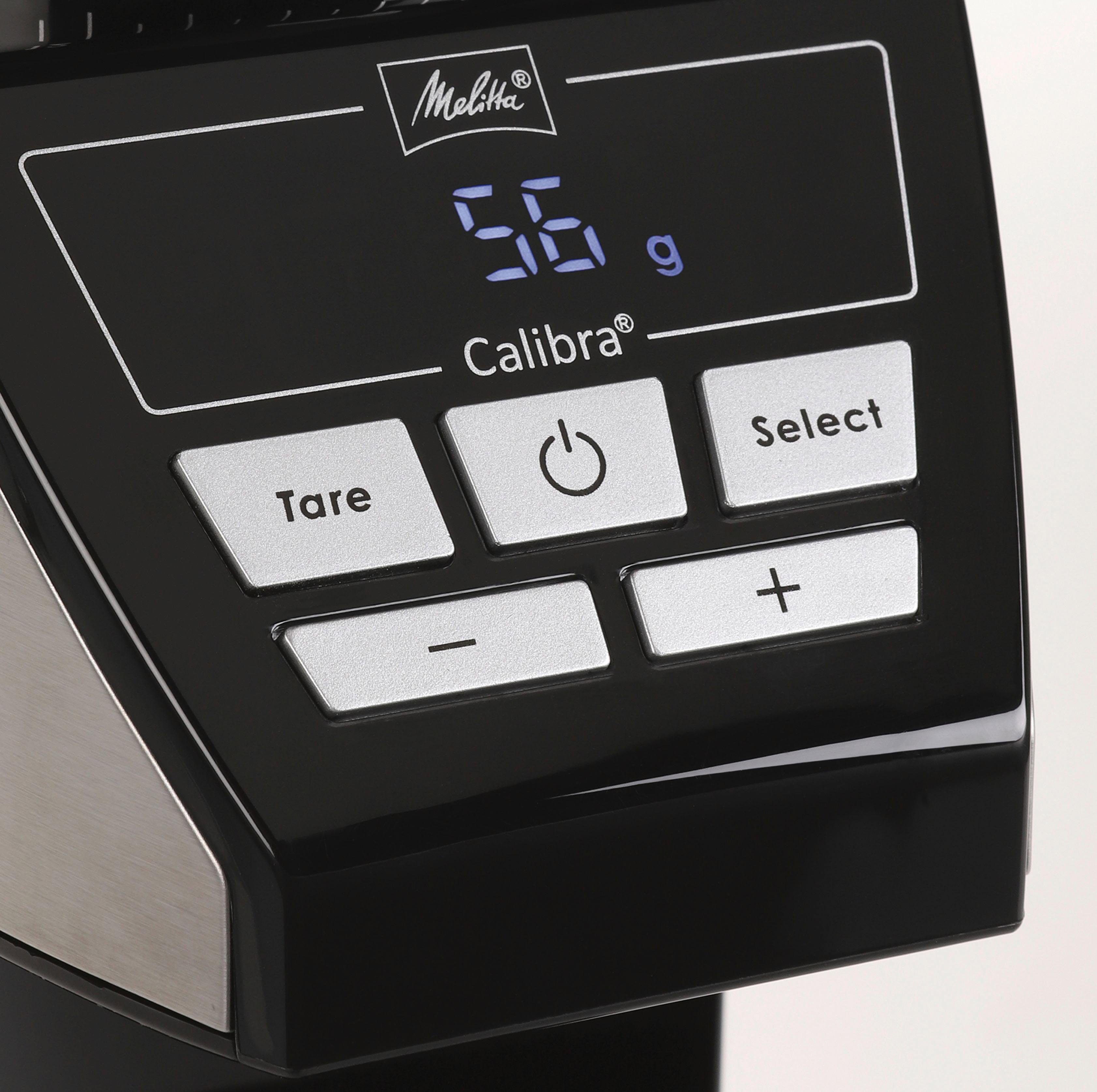 Melitta Koffiemolen Calibra 1027-01 zwart/edelstaal