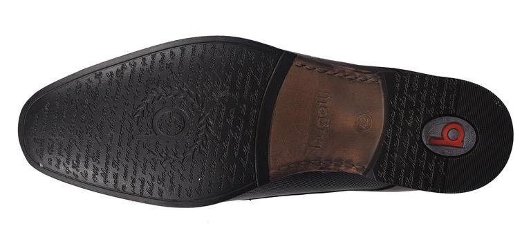 Bugatti Veterschoenen met elegante, fijne embossing, casual schoen, lage schoen, veterschoen
