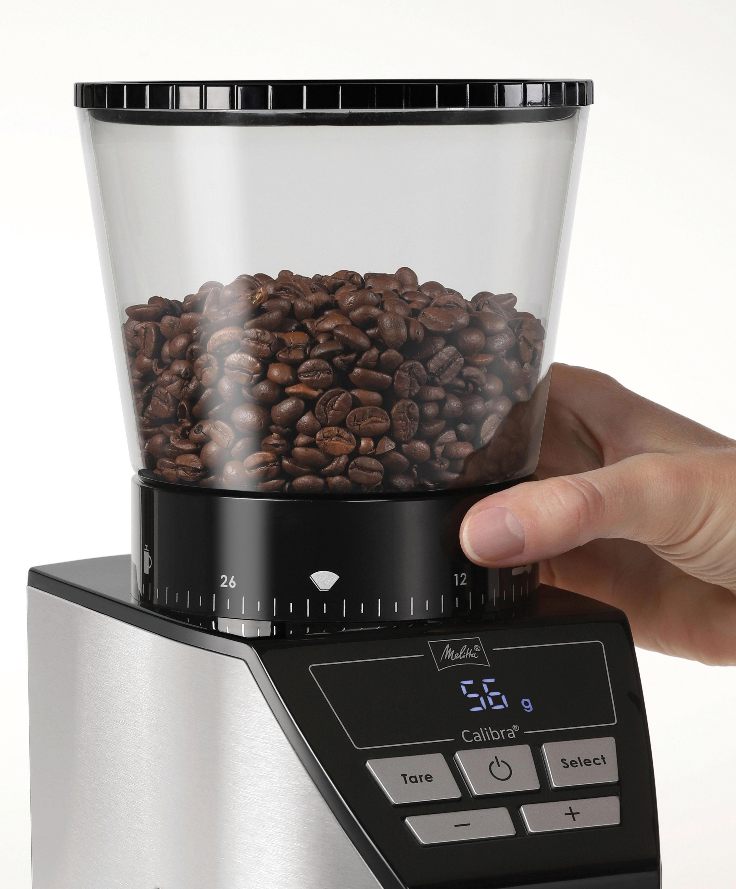 Melitta Koffiemolen Calibra 1027-01 zwart/edelstaal