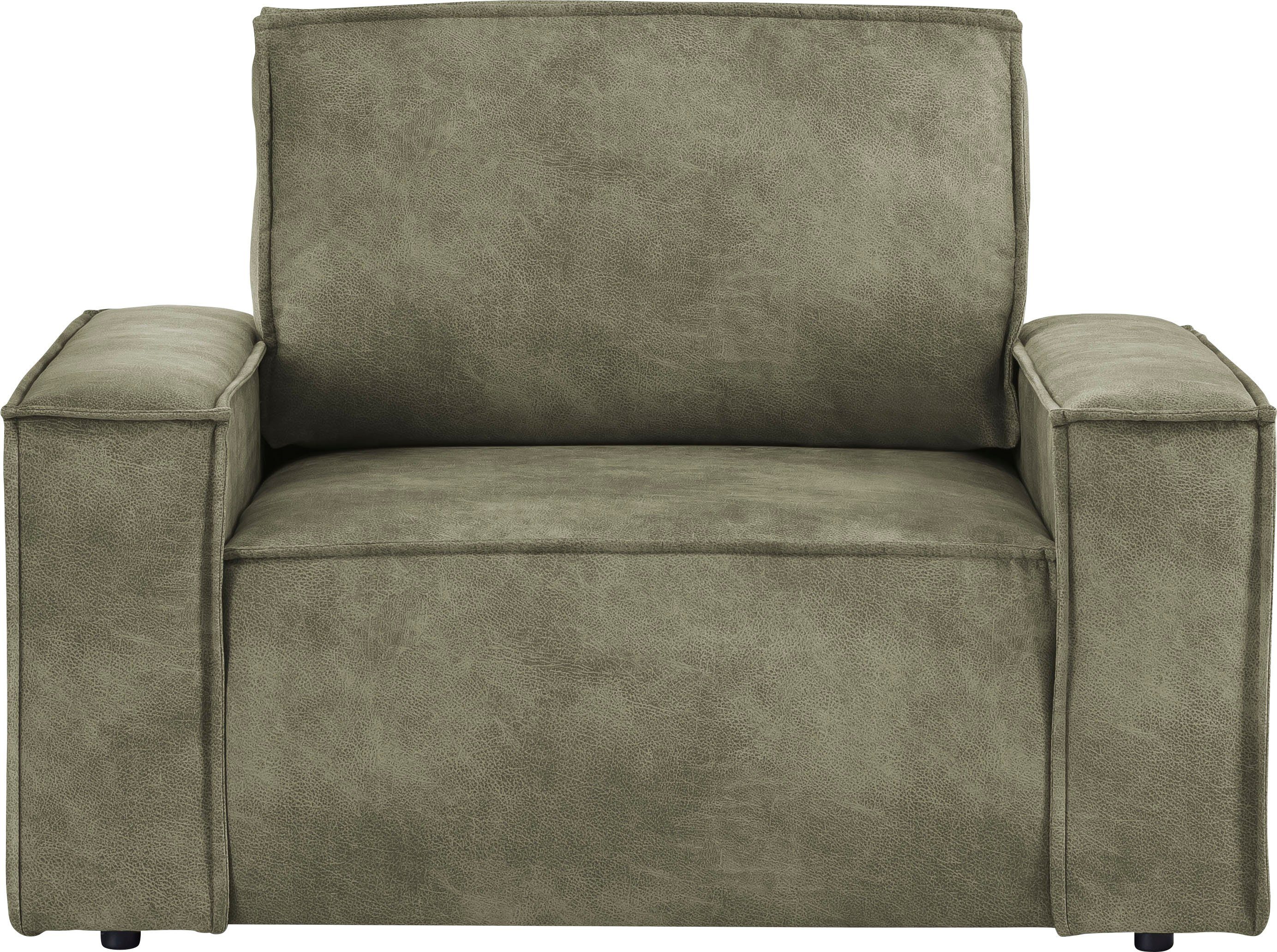 Home affaire Fauteuil SHERWOOD, Love-Seat beschikbaar in 3 stofsoorten