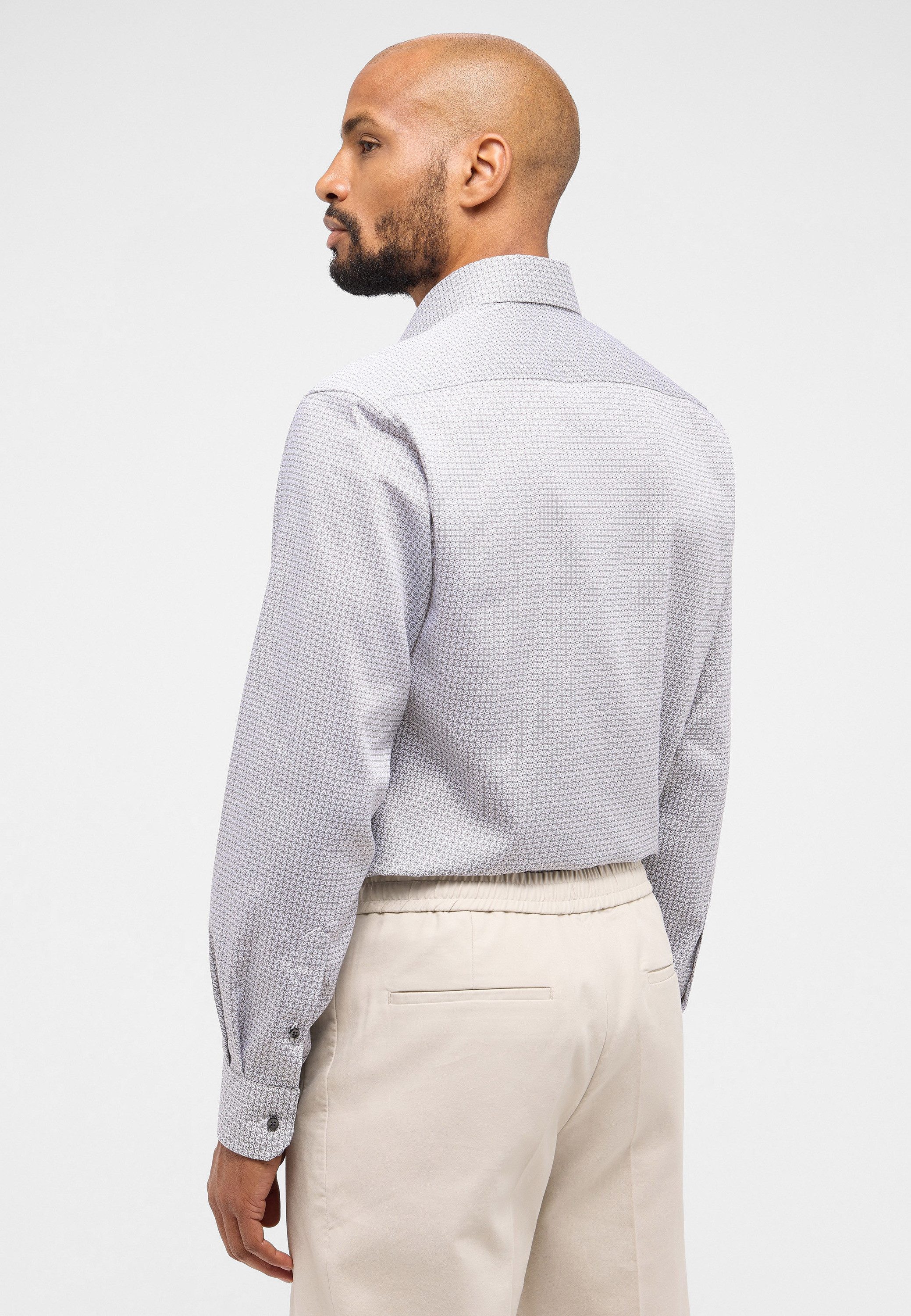 Eterna Overhemd met lange mouwen MODERN FIT NON IRON (strijkvrij)
