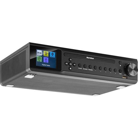 Karcher RA 2060D-B Onderbouwradio DAB+, FM DAB+, FM, Bluetooth, CD Zwart