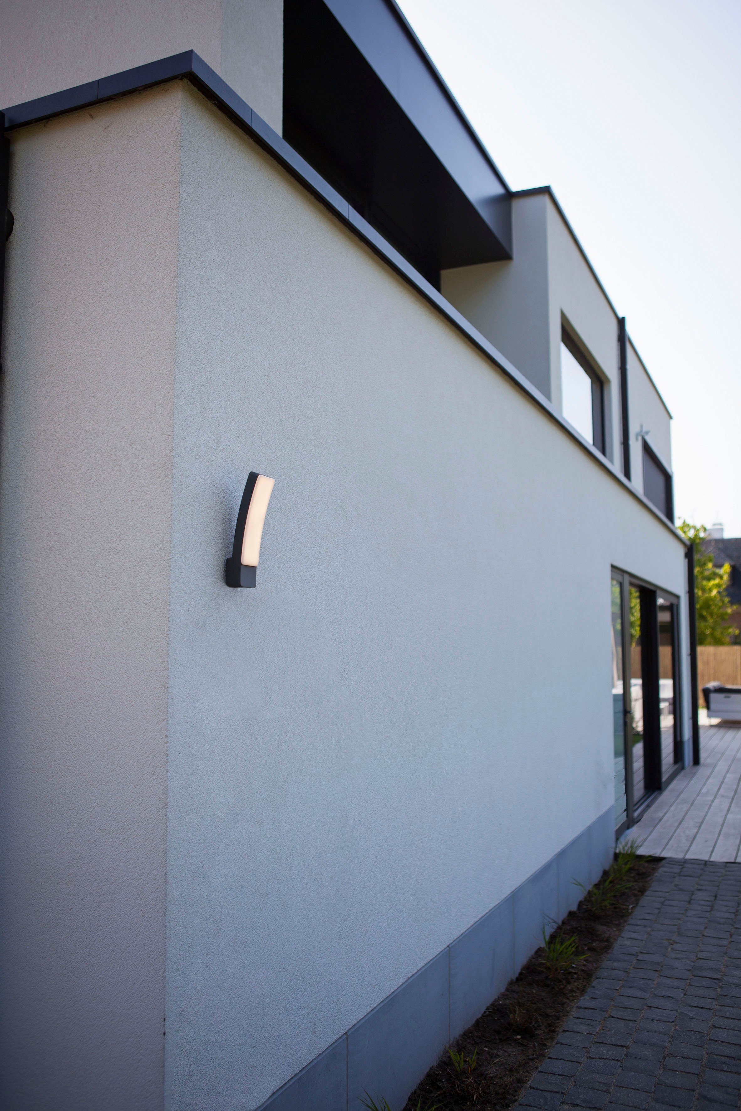 LUTEC Ledwandlamp voor buiten Kira (1 stuk)