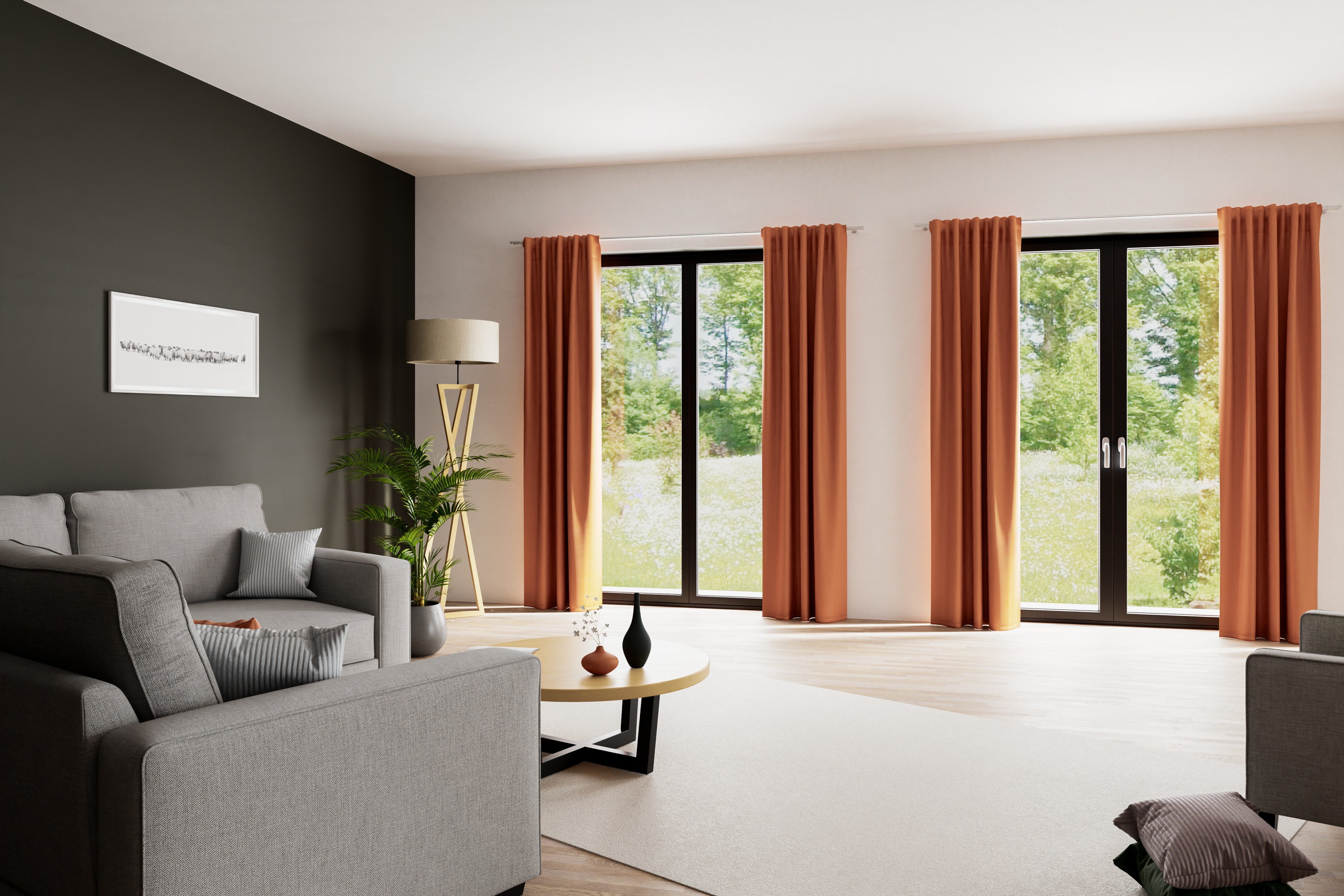 HOMING Gordijn Galdin Verduisteringsgordijn, ondoorzichtig, thermo, energiebesparend (1 stuk)