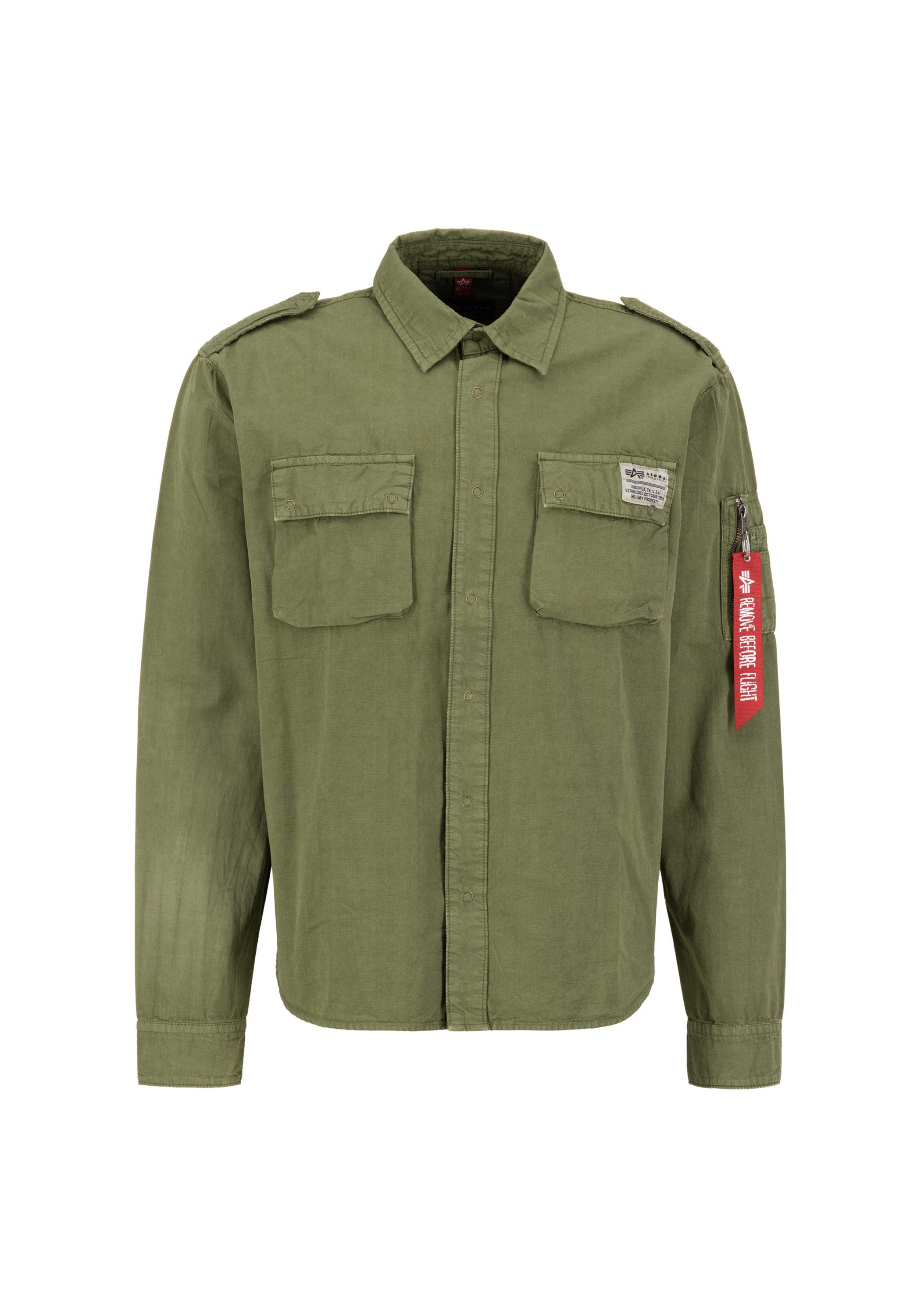 Alpha Industries Oversized shirt Men Overshirts Urban Military Shirt