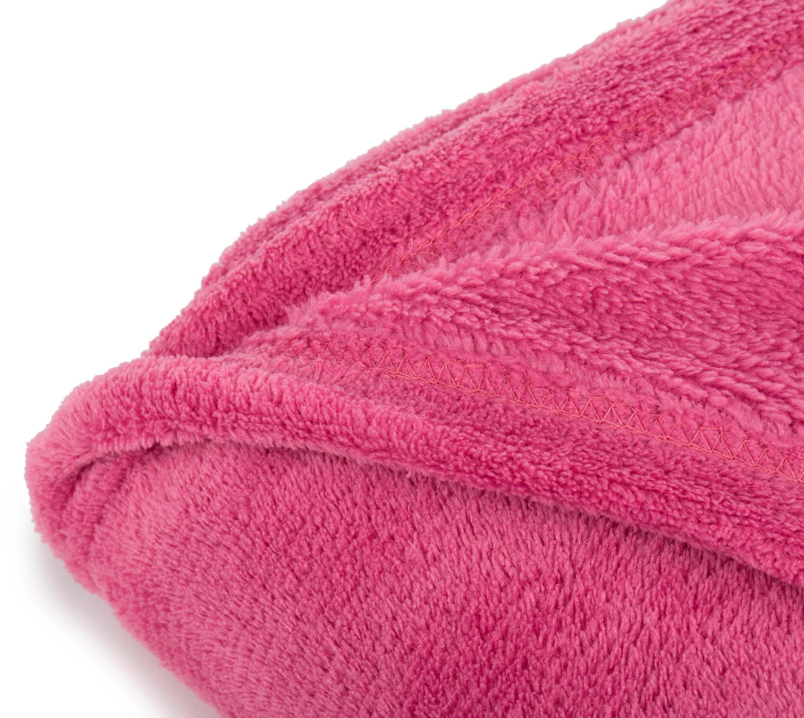 Gözze Plaid Color in eenvoudige unikleur, knuffeldeken