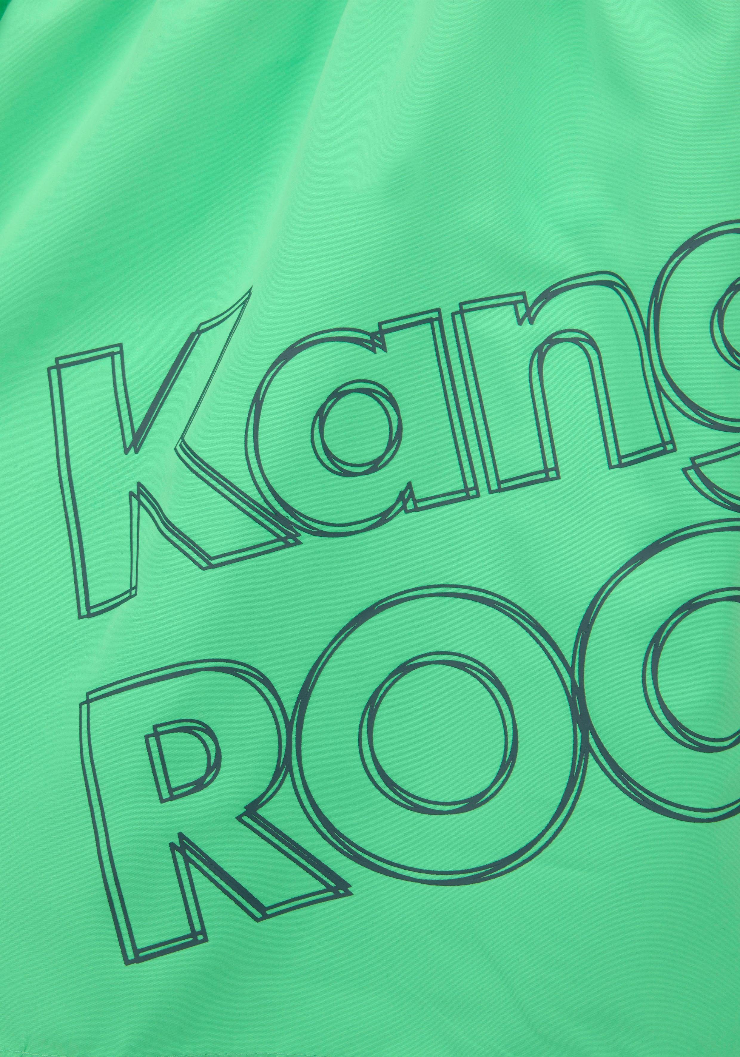 KangaROOS Zwemshort Adams met groot logo-opschrift