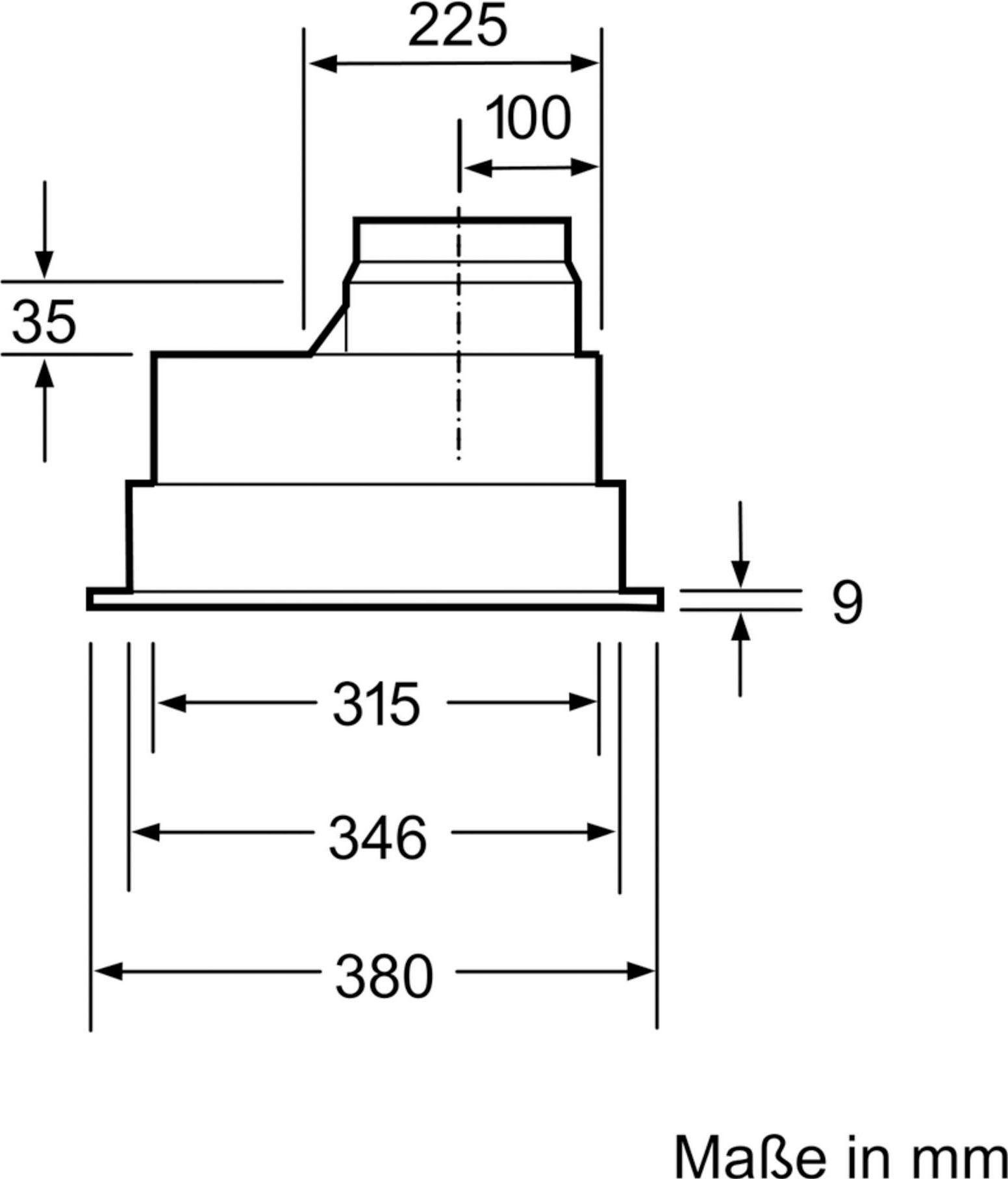BOSCH Afzuigkap DHL555BL