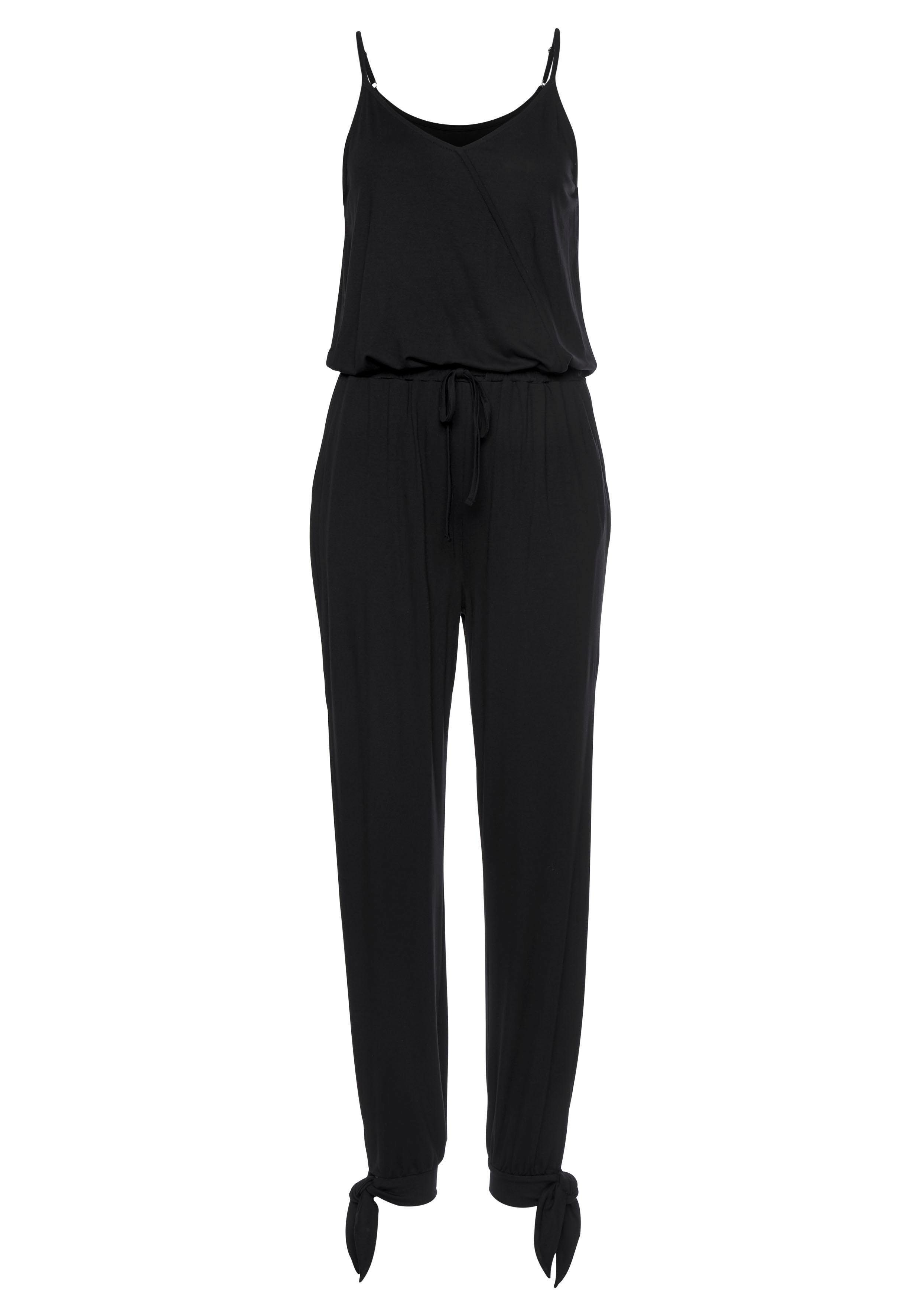 Buffalo Jumpsuit met splits aan de zijkant van de pijpen, luchtige jumpsuit, casual-chic