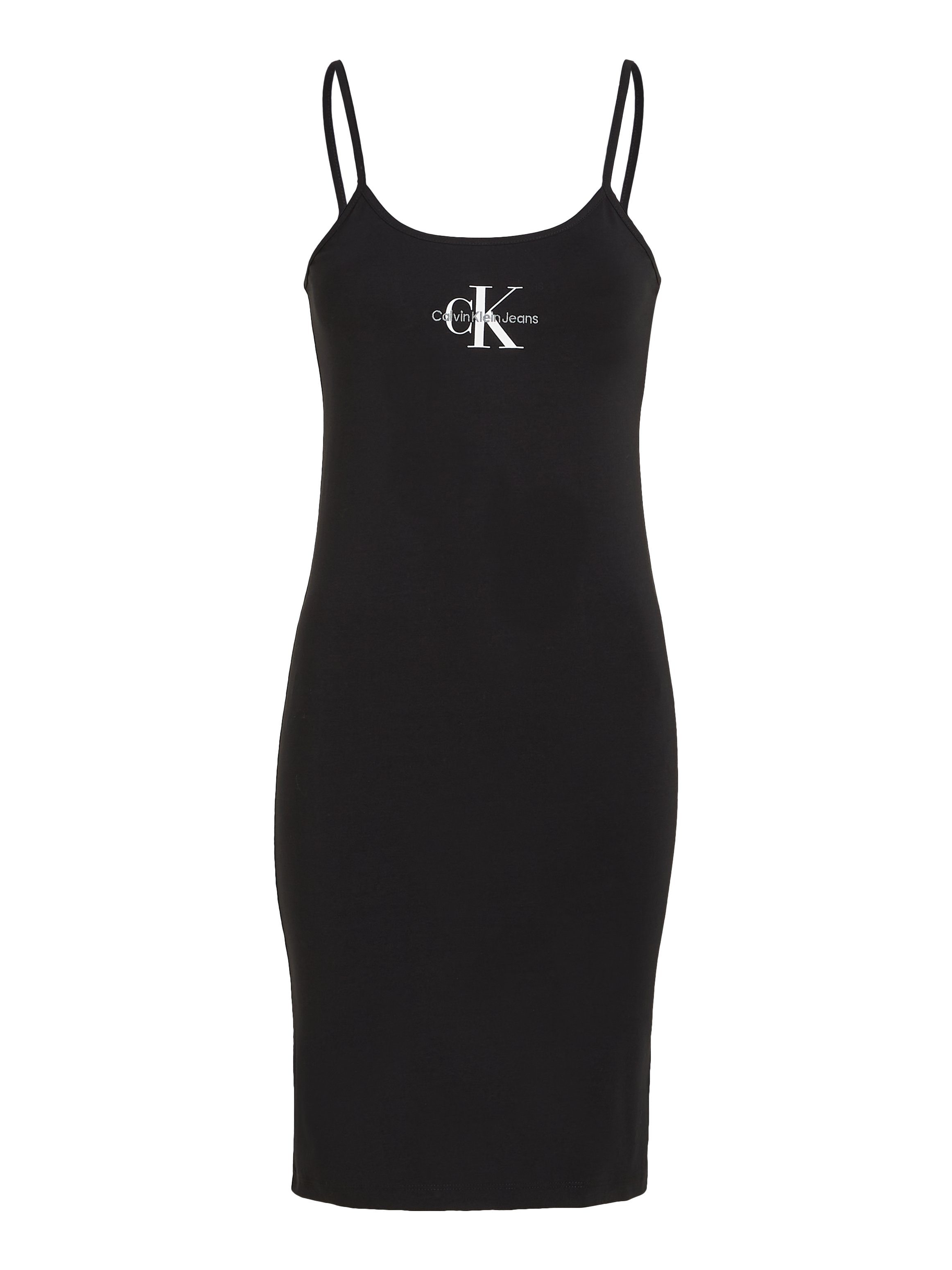 Calvin Klein Jurk met spaghettibandjes MONOLOGO STRAPPY DRESS
