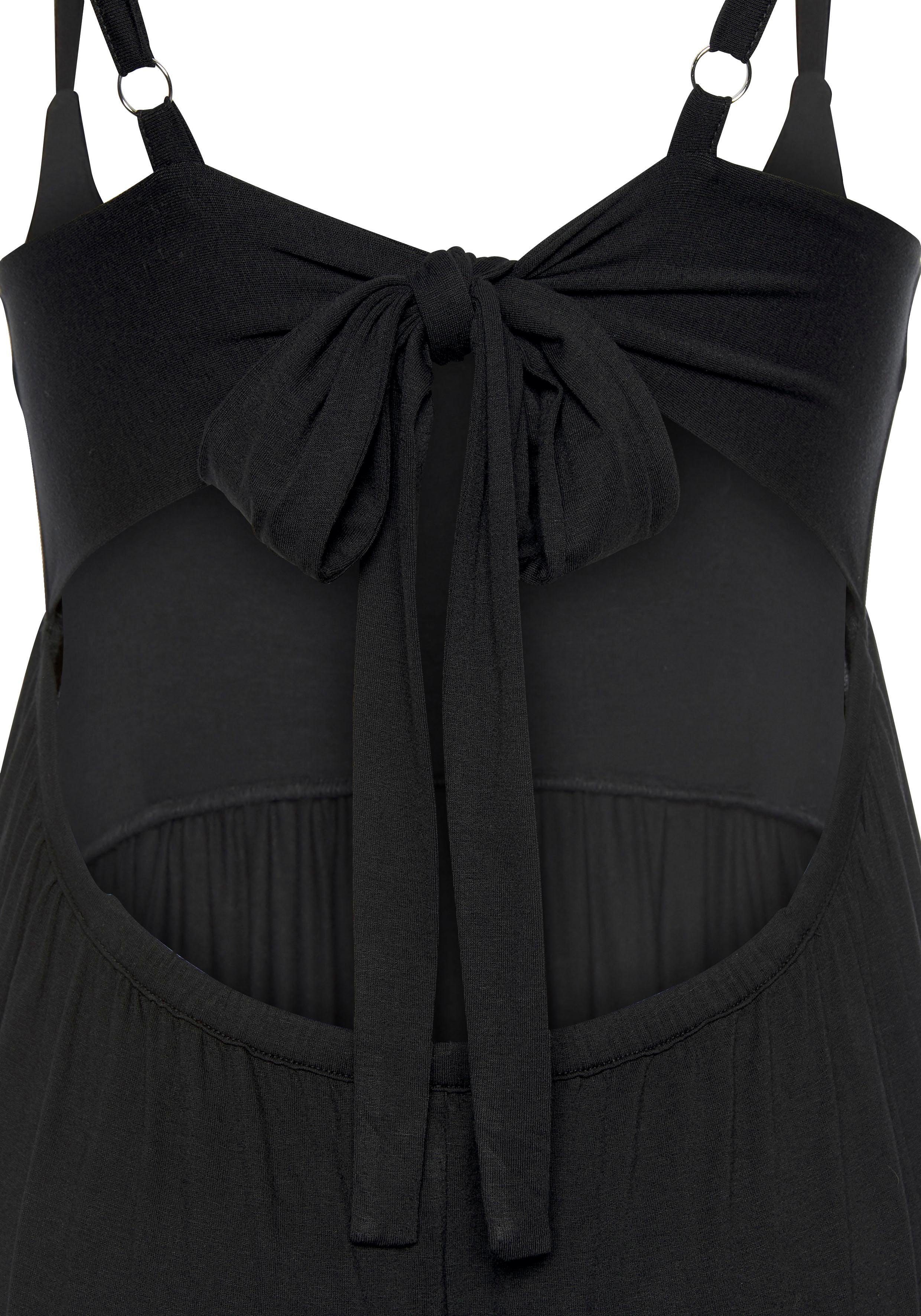 s.Oliver RED LABEL Beachwear Maxi-jurk met lage ruglijn