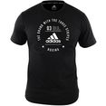 adidas performance t-shirt community t-shirt “boxing” zwart