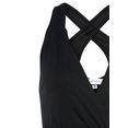 lascana maxi-jurk in colourblocking-stijl zwart