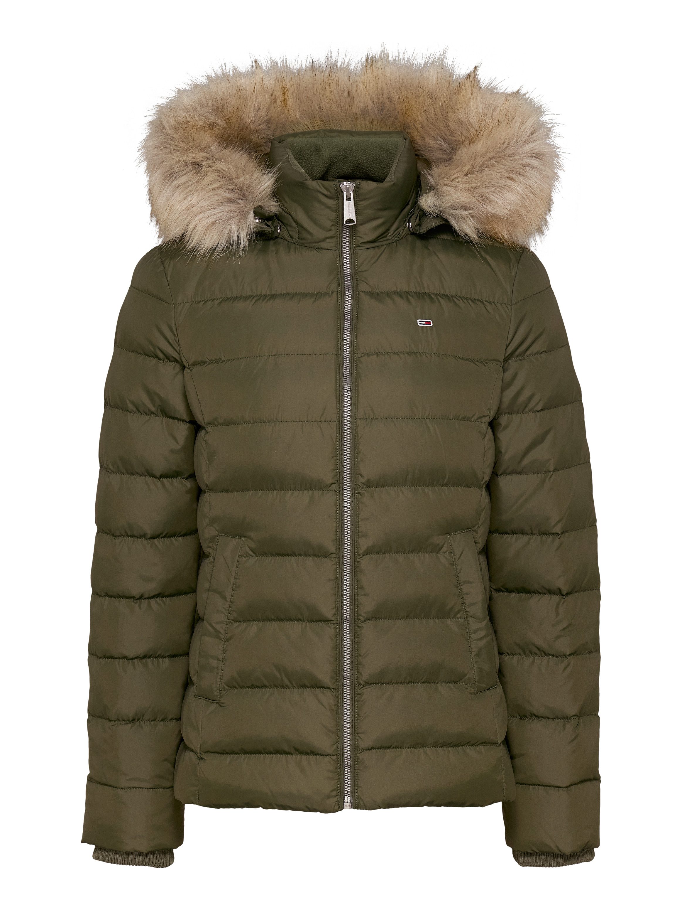 Tommy Jeans Curve Gewatteerde jas TJW BASIC HOODED DOWN JACKET EXT