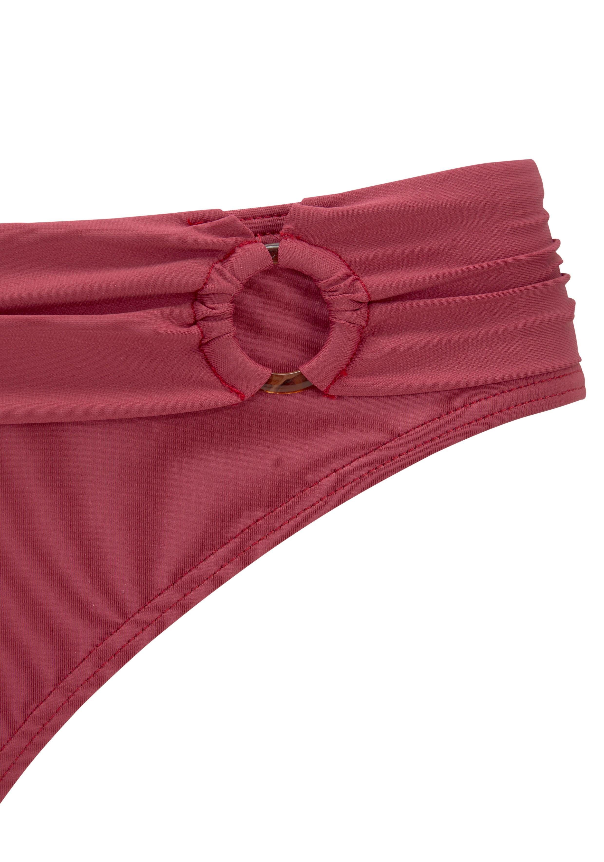 s.Oliver RED LABEL Beachwear Bikinibroekje Rome met omslagband