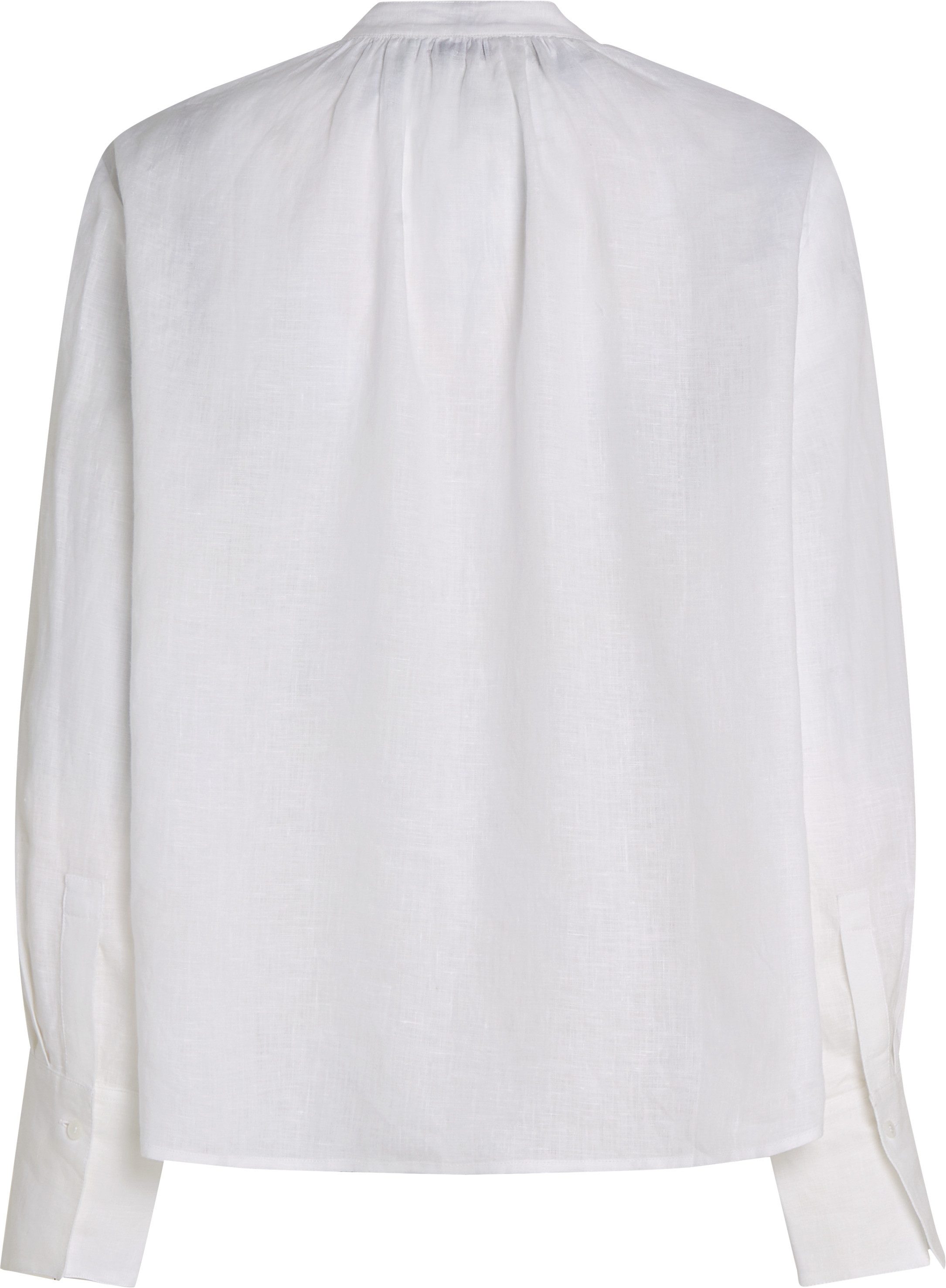 Tommy Hilfiger Klassieke blouse ESS LINEN V-NECK BLOUSE