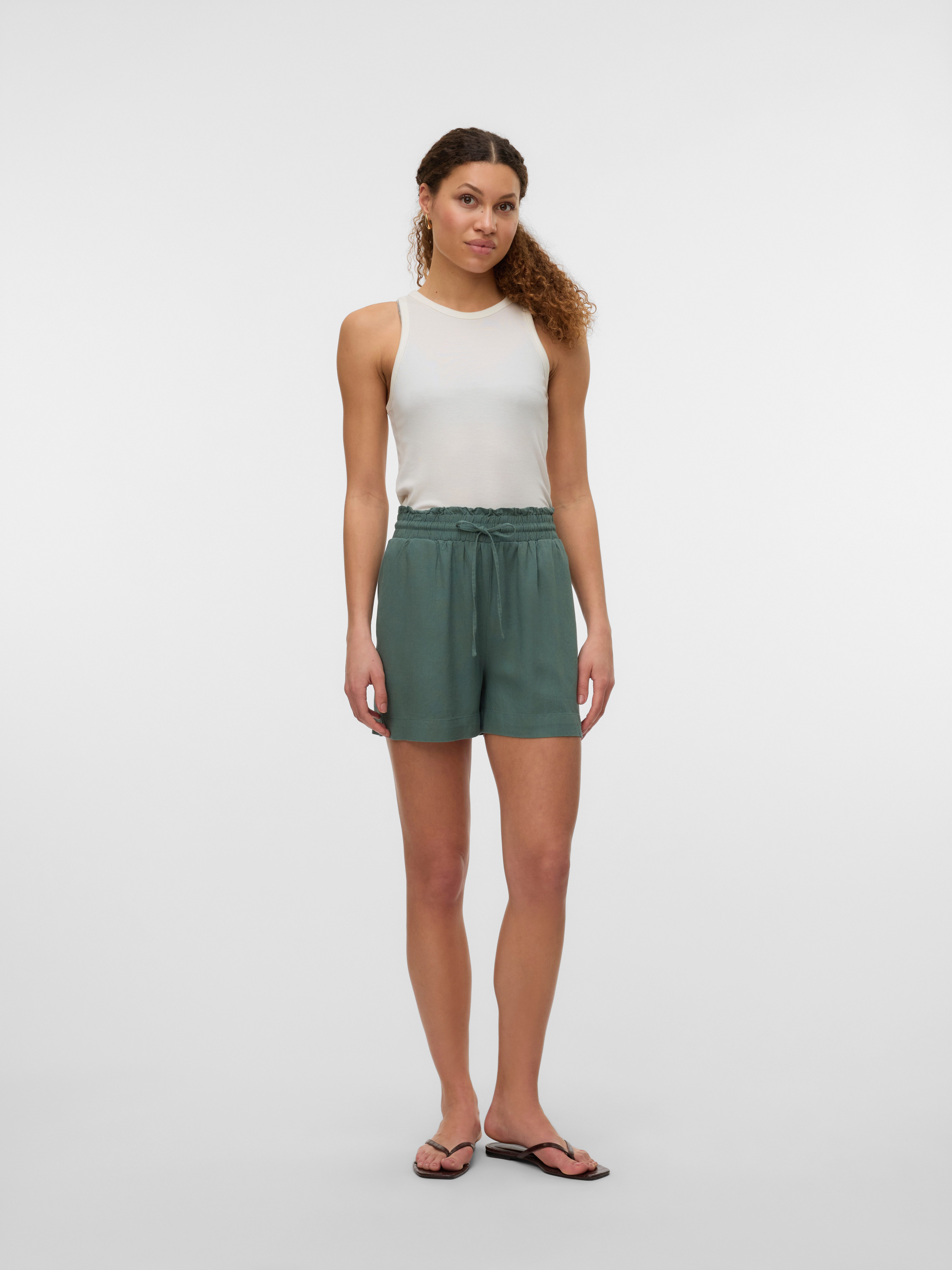 Vero Moda Short VMMYMILO HW PAPERBAG SHORTS WVN GA